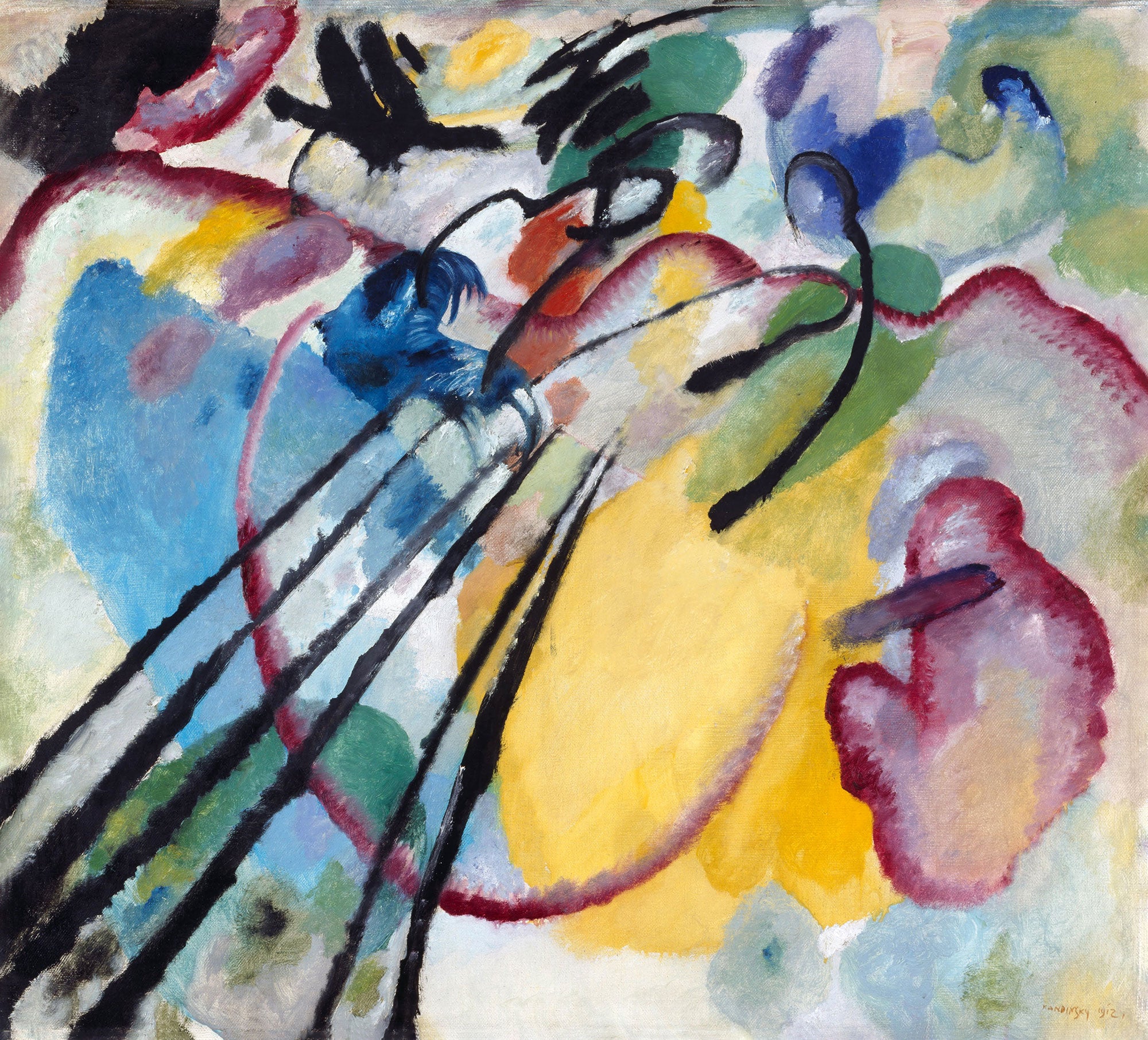 La abstracción en "Improvisación 26" de Kandinsky