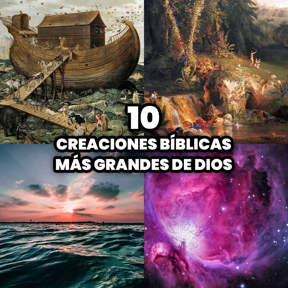 Las 10 Creaciones Bíblicas más Grandes de Dios