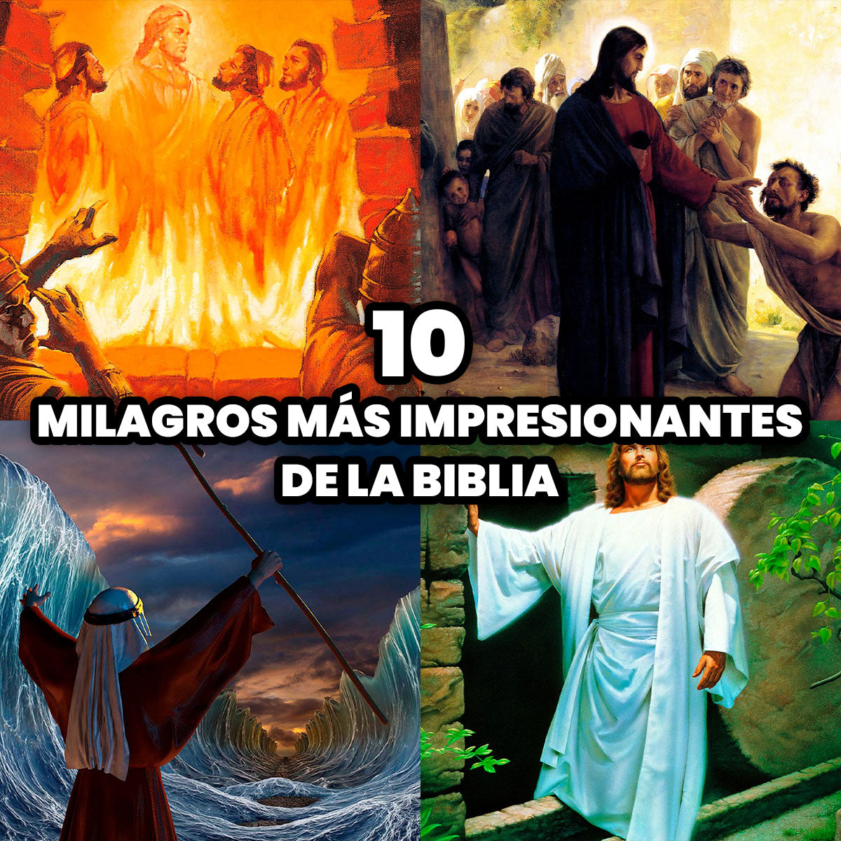 Los 10 Milagros más Impresionantes de la Biblia
