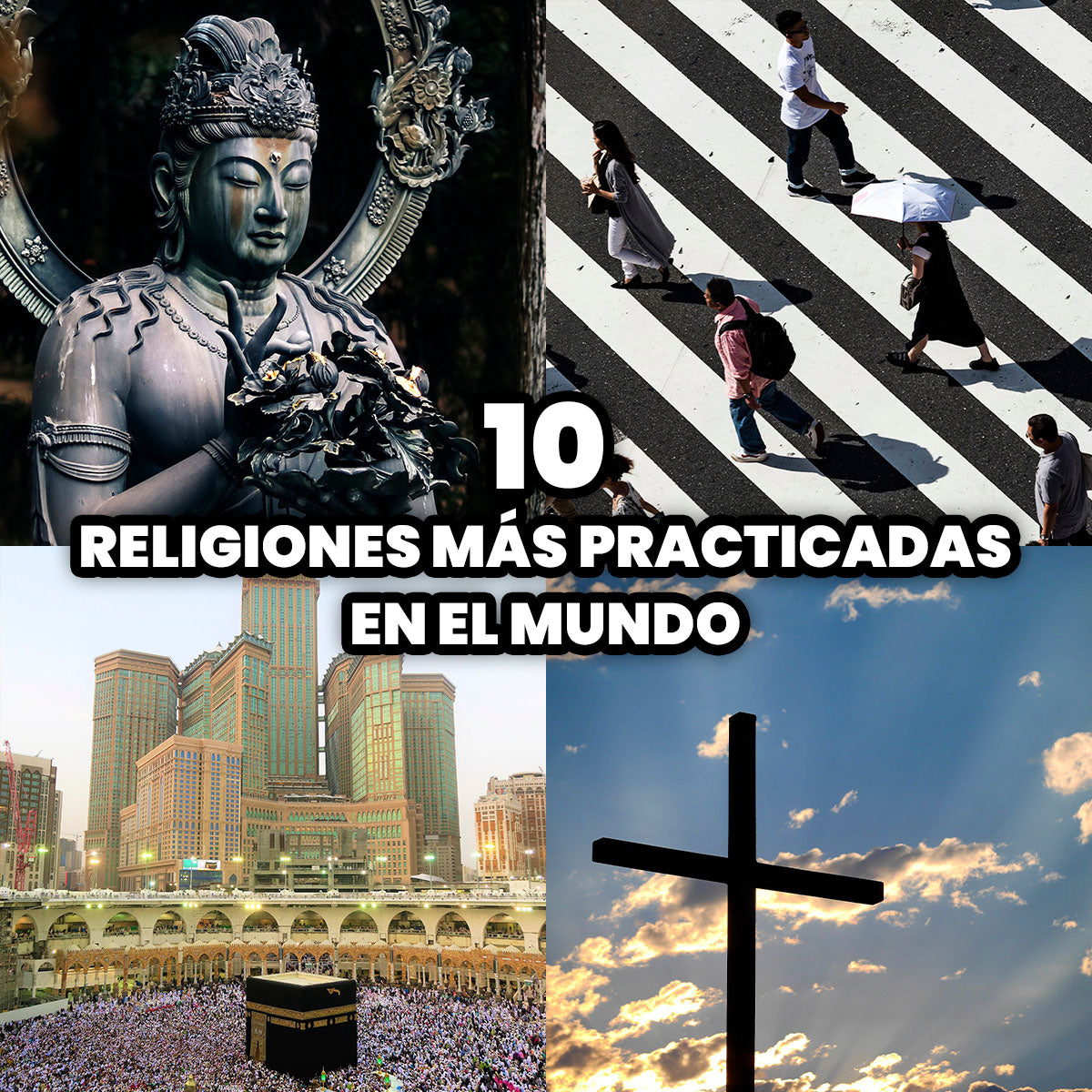 Las 10 Religiones más Practicadas en el Mundo