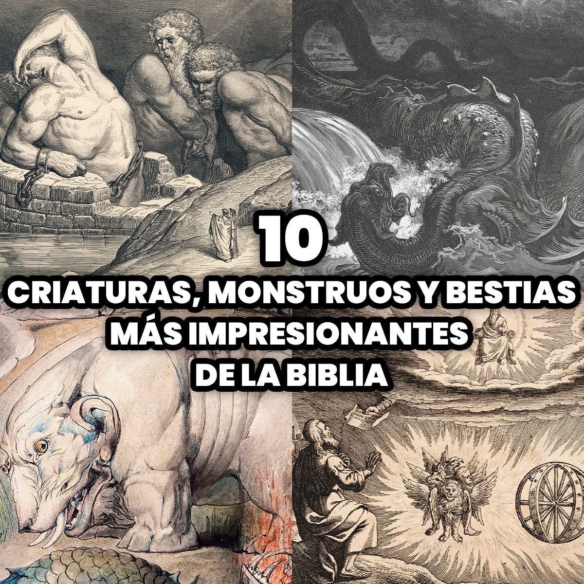 Las Criaturas, Monstruos y Bestias más Impresionantes de la Biblia