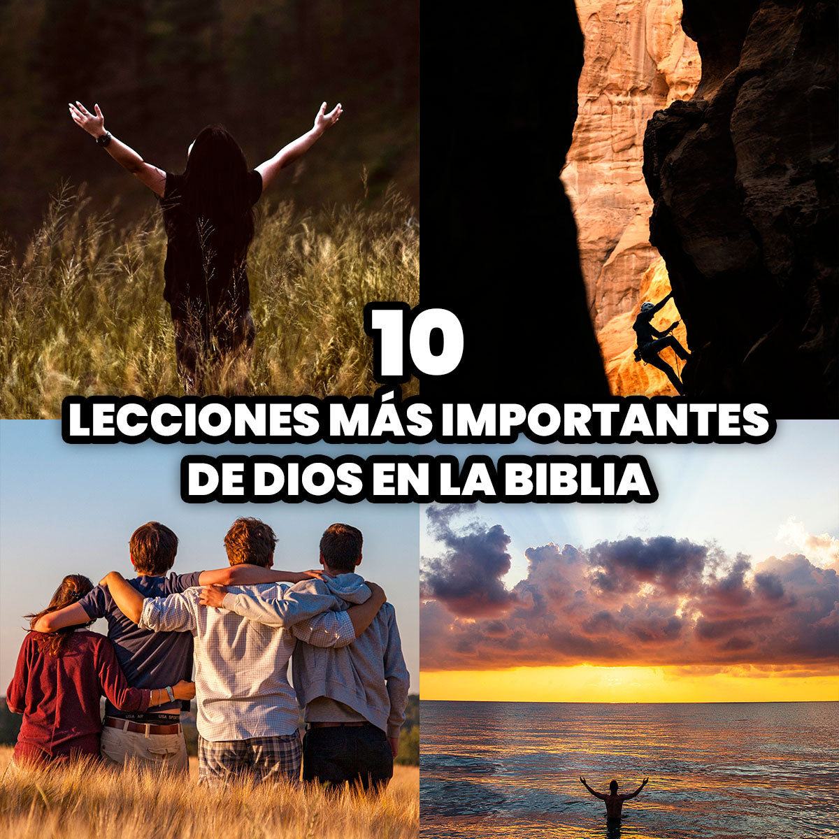 Las 10 Lecciones más Importantes de Dios en la biblia