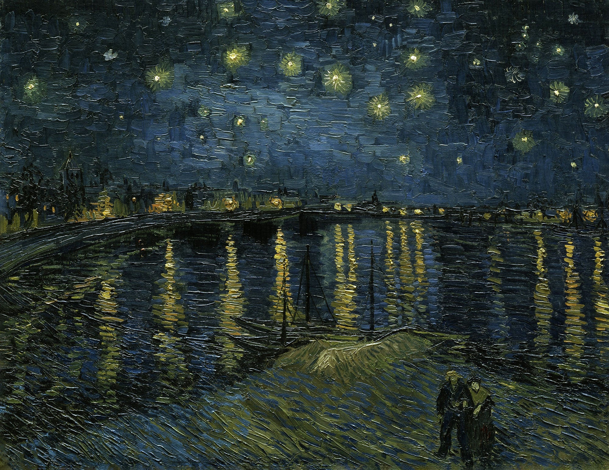 La Noche estrellada sobre el Ródano: el icónico cuadro de Vincent van Gogh