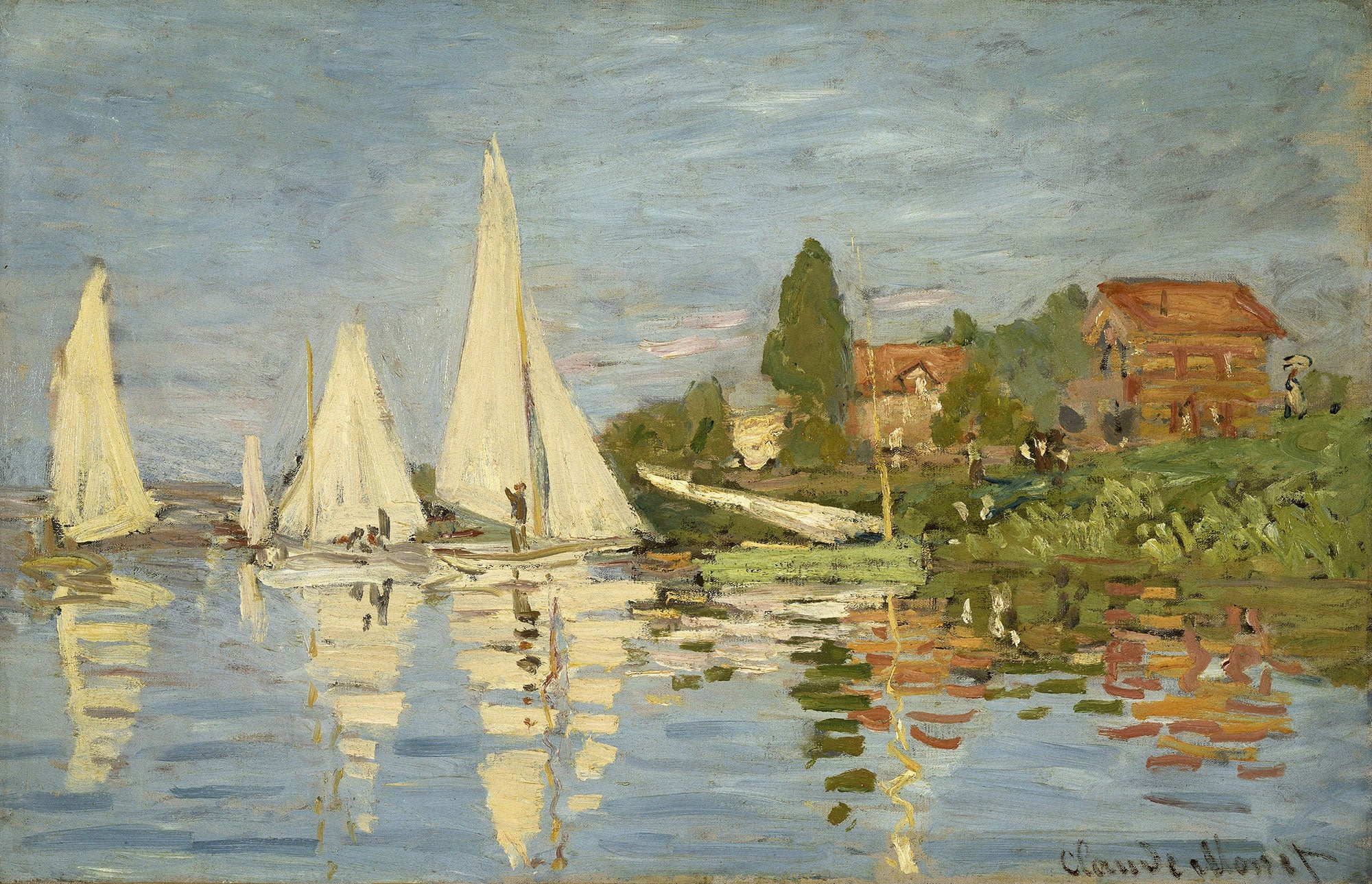 Regatas en Argenteuil: el impresionismo de Claude Monet en acción