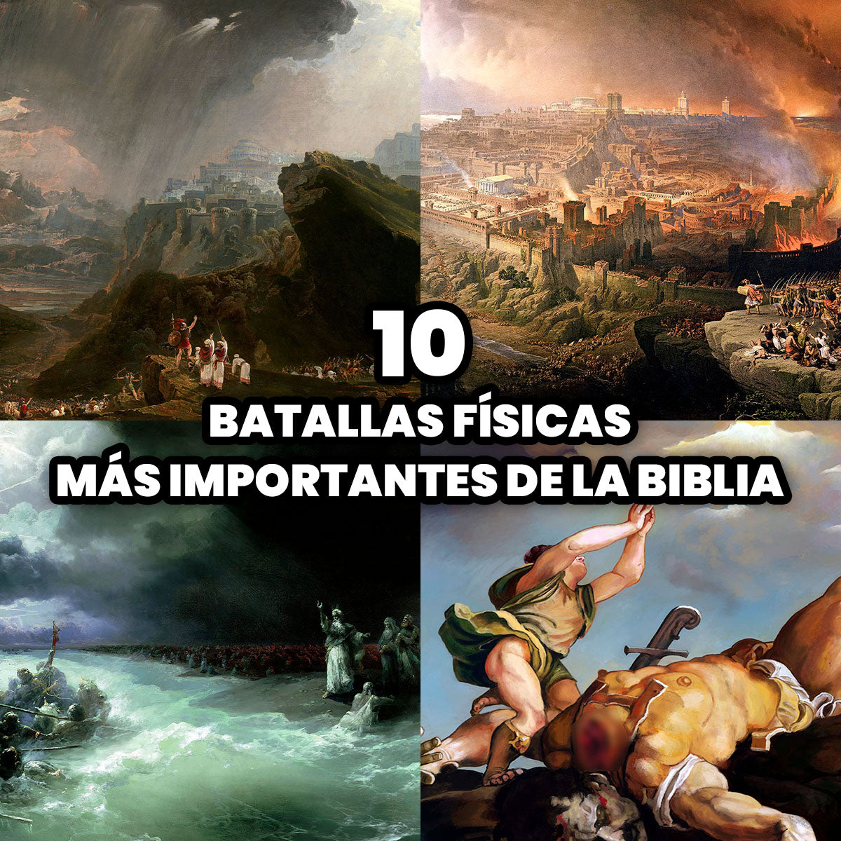 Las 10 Batallas Físicas más Importantes de la Biblia