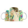 Taza Dama con abanico - Gustav Klimt