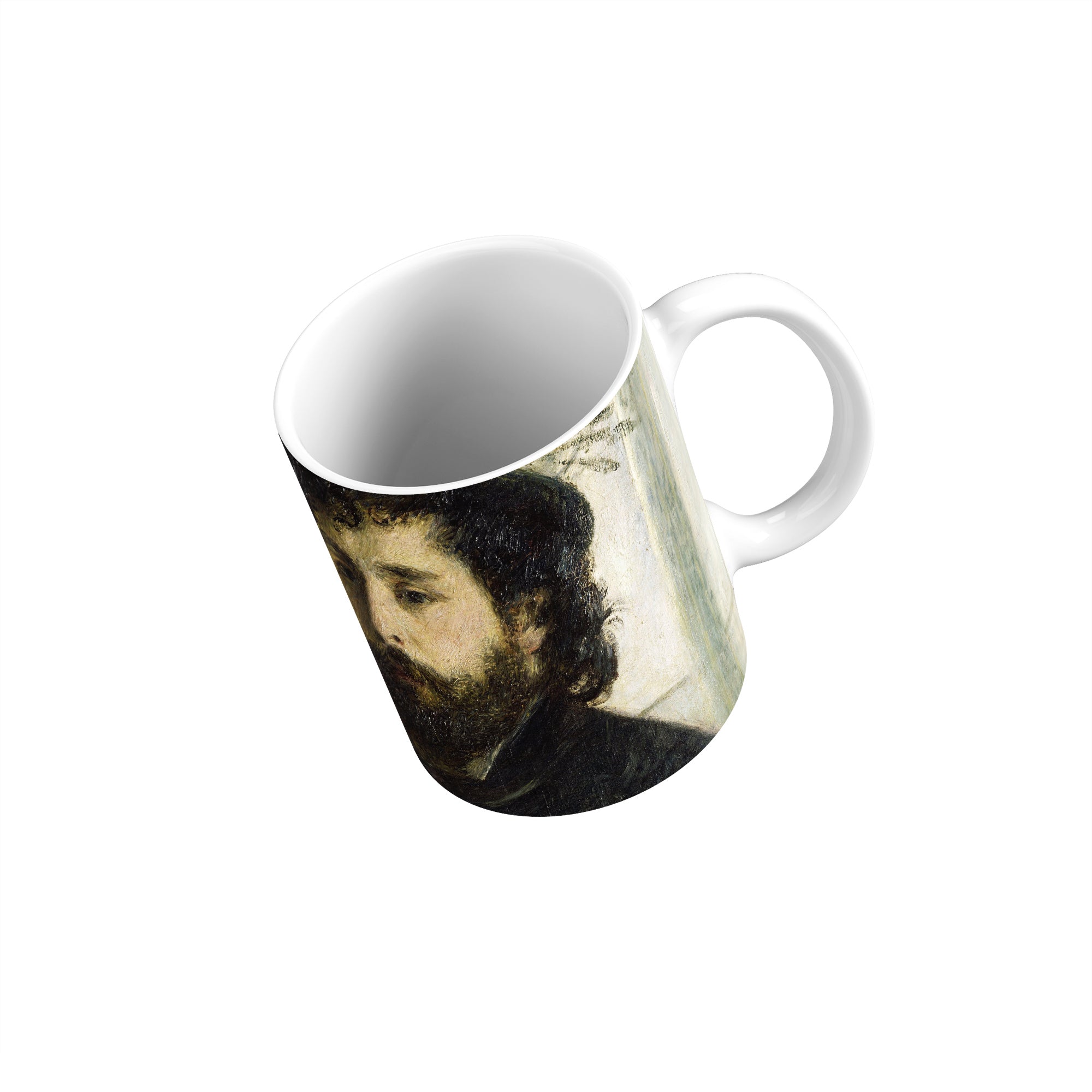 Taza Retrato de Claude Monet - Pierre-Auguste Renoir