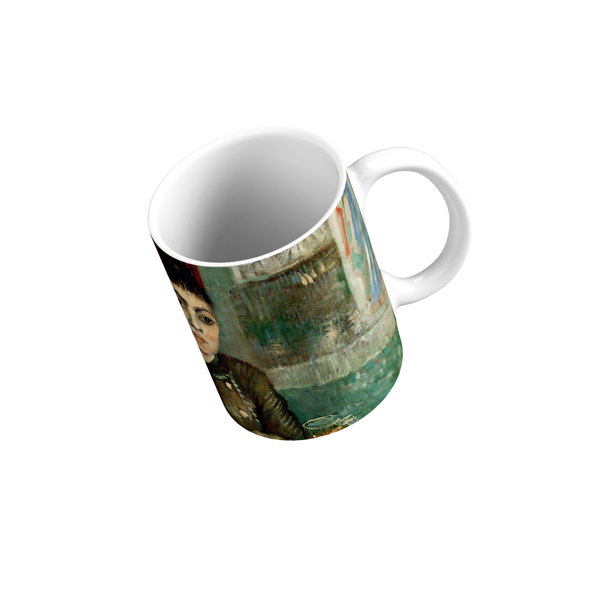 Taza Agostina Segatori Sentada En El Café - Vincent van Gogh