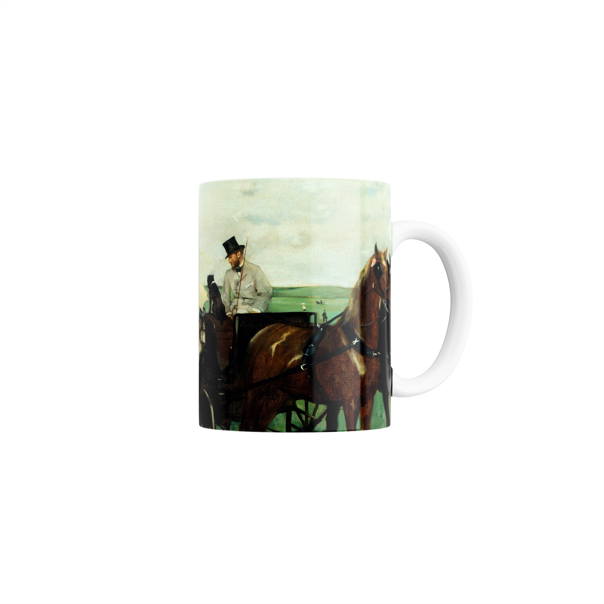 Taza Carrera En Provincias - Edgar Degas