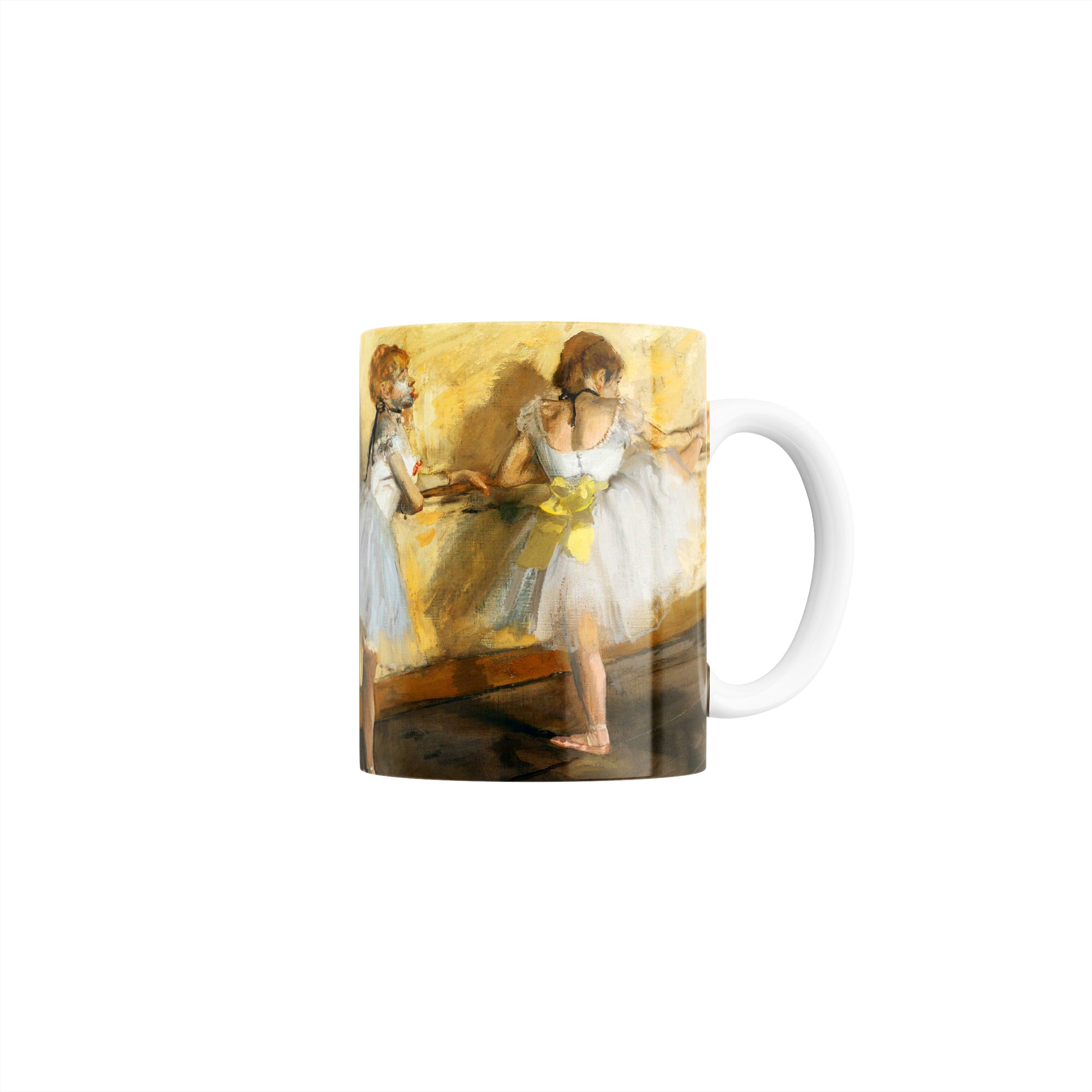 Taza Bailarinas practicando en la barra - Edgar Degas