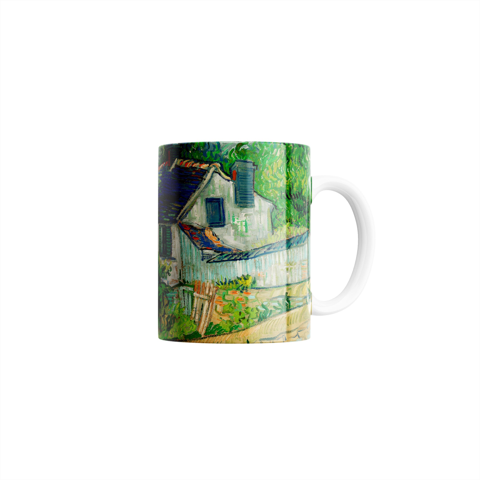 Taza Casas en Auvers - Vincent van Gogh