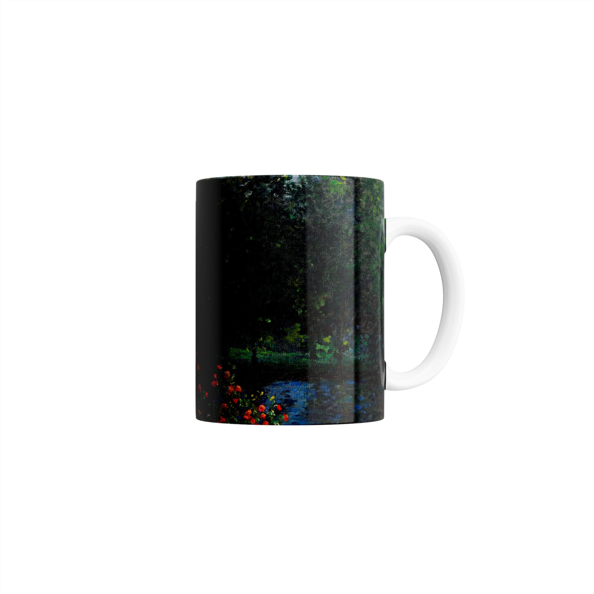 Taza Los rosales del jardín de Montgeron - Claude Monet