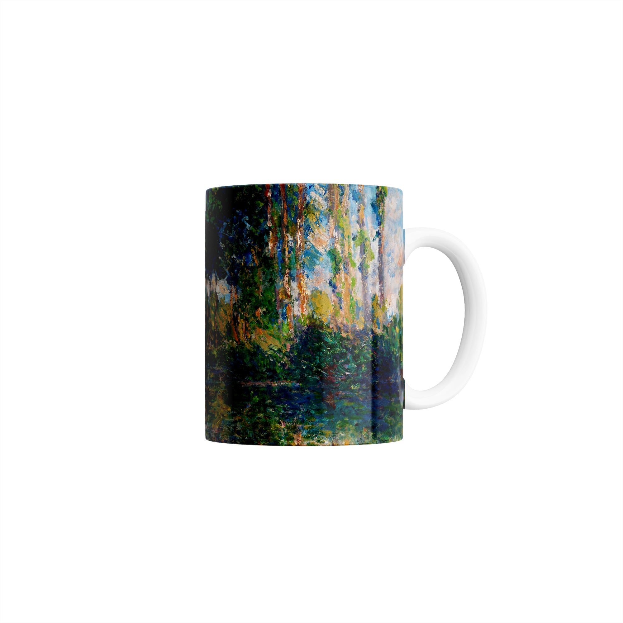 Taza Álamos en el Epte - Claude Monet