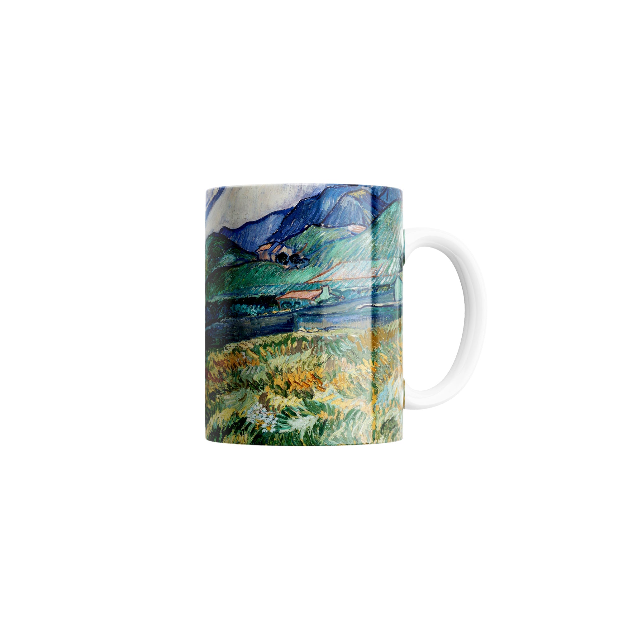 Taza Paisaje Montañoso En Saint-rémy - Vincent van Gogh