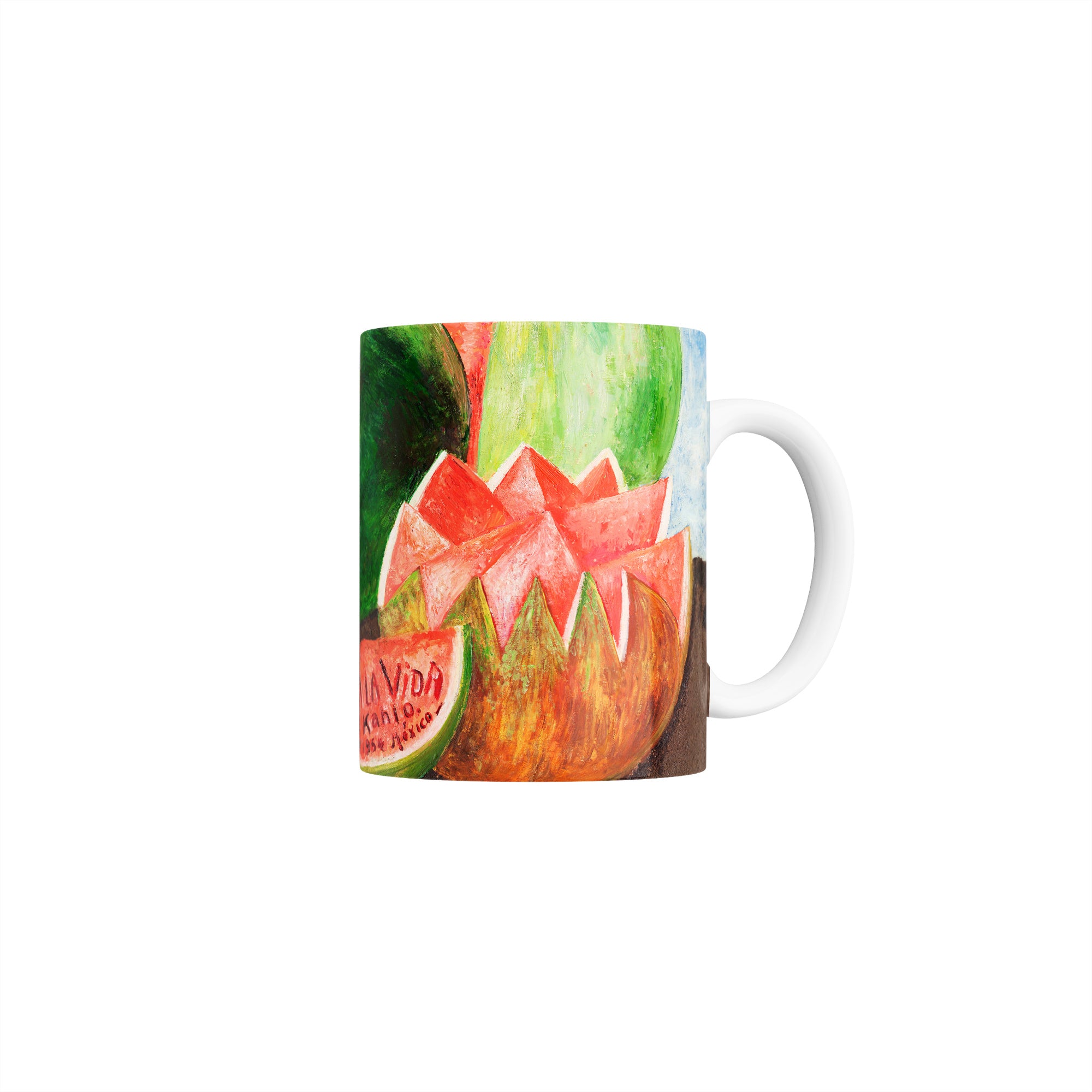 Taza Naturaleza muerta viva la vida - Frida Kahlo