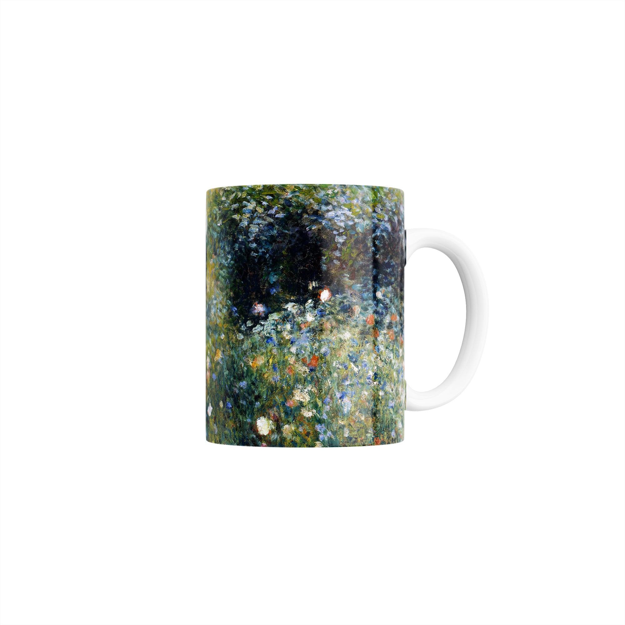 Taza Mujer con sombrilla en un jardín - Pierre-Auguste Renoir