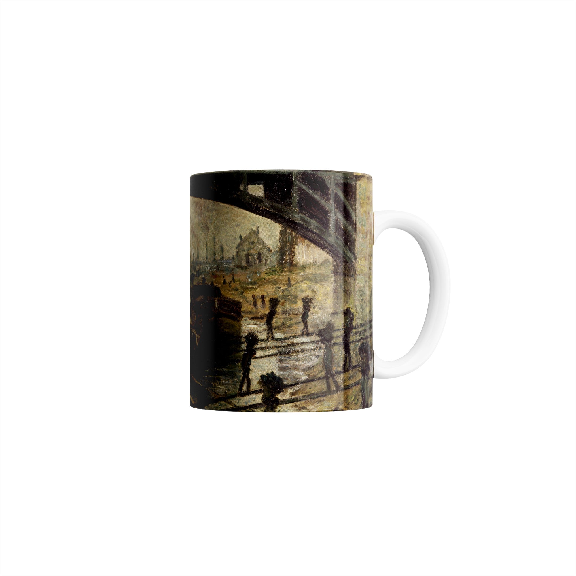 Taza Los descargadores de carbón - Claude Monet