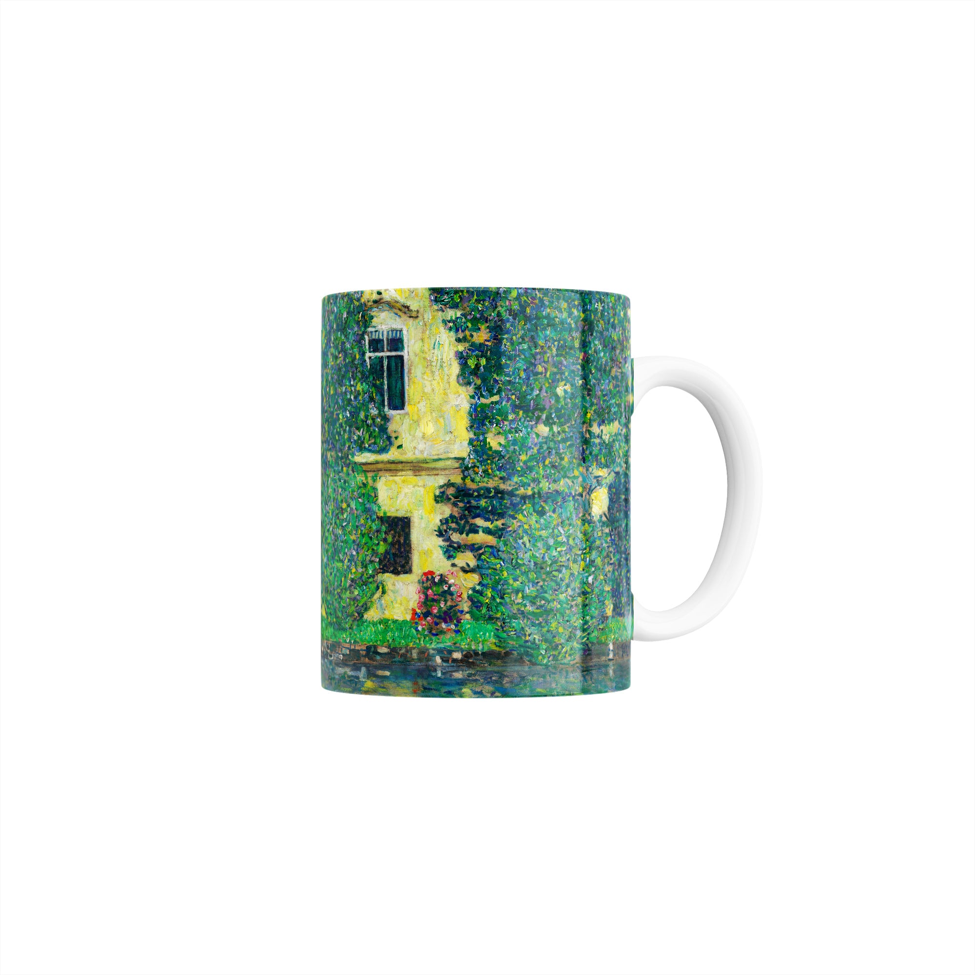 Taza Schloss Kammer en el lago Attersee III - Gustav Klimt