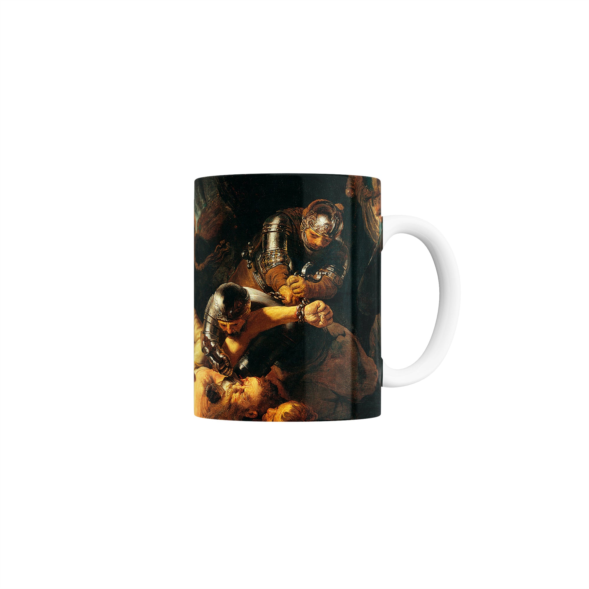 Taza El cegamiento de Sansón - Rembrandt van Rijn