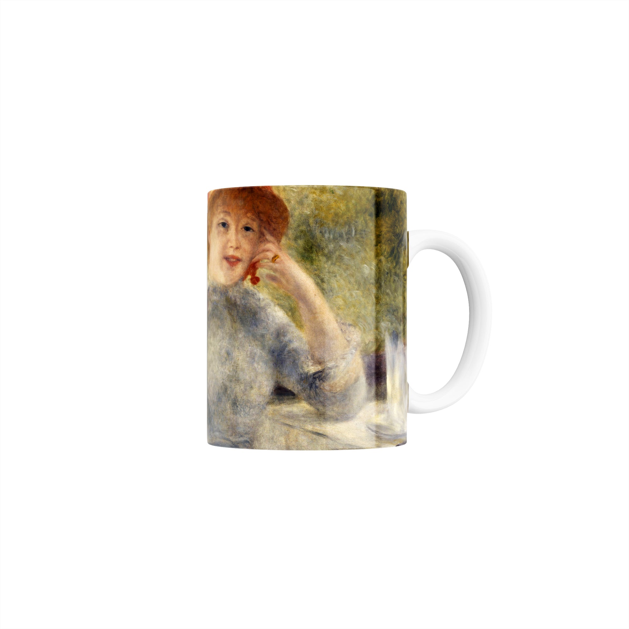 Taza Retrato de Alphonsine Fournaise - Pierre-Auguste Renoir