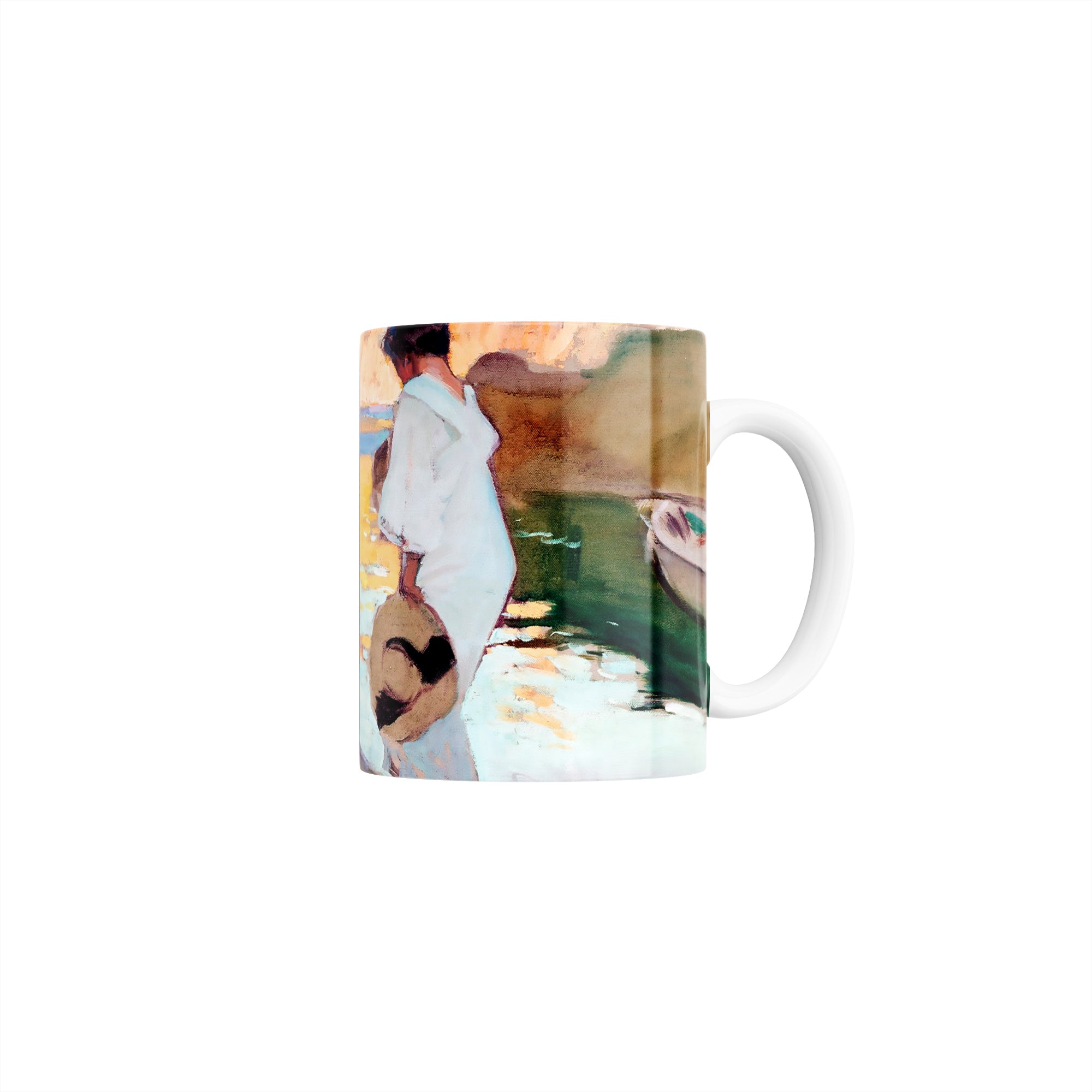 Taza Elena en la Cala de San Vicente - Joaquín Sorolla