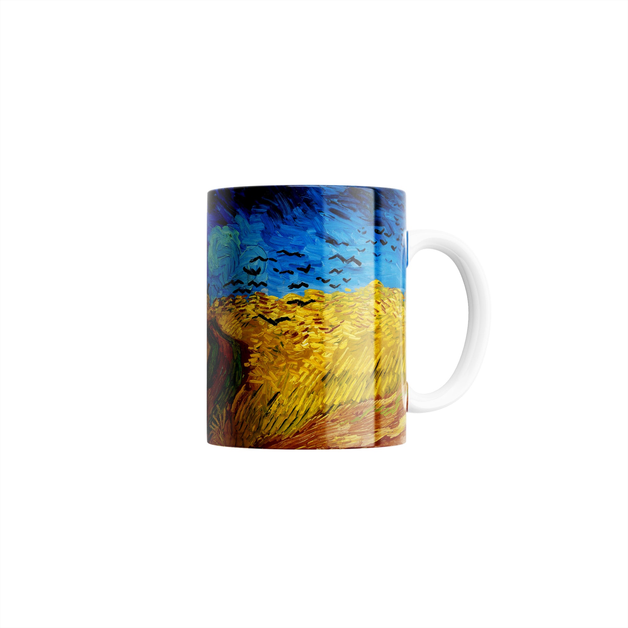 Taza Trigal con cuervos - Vincent van Gogh