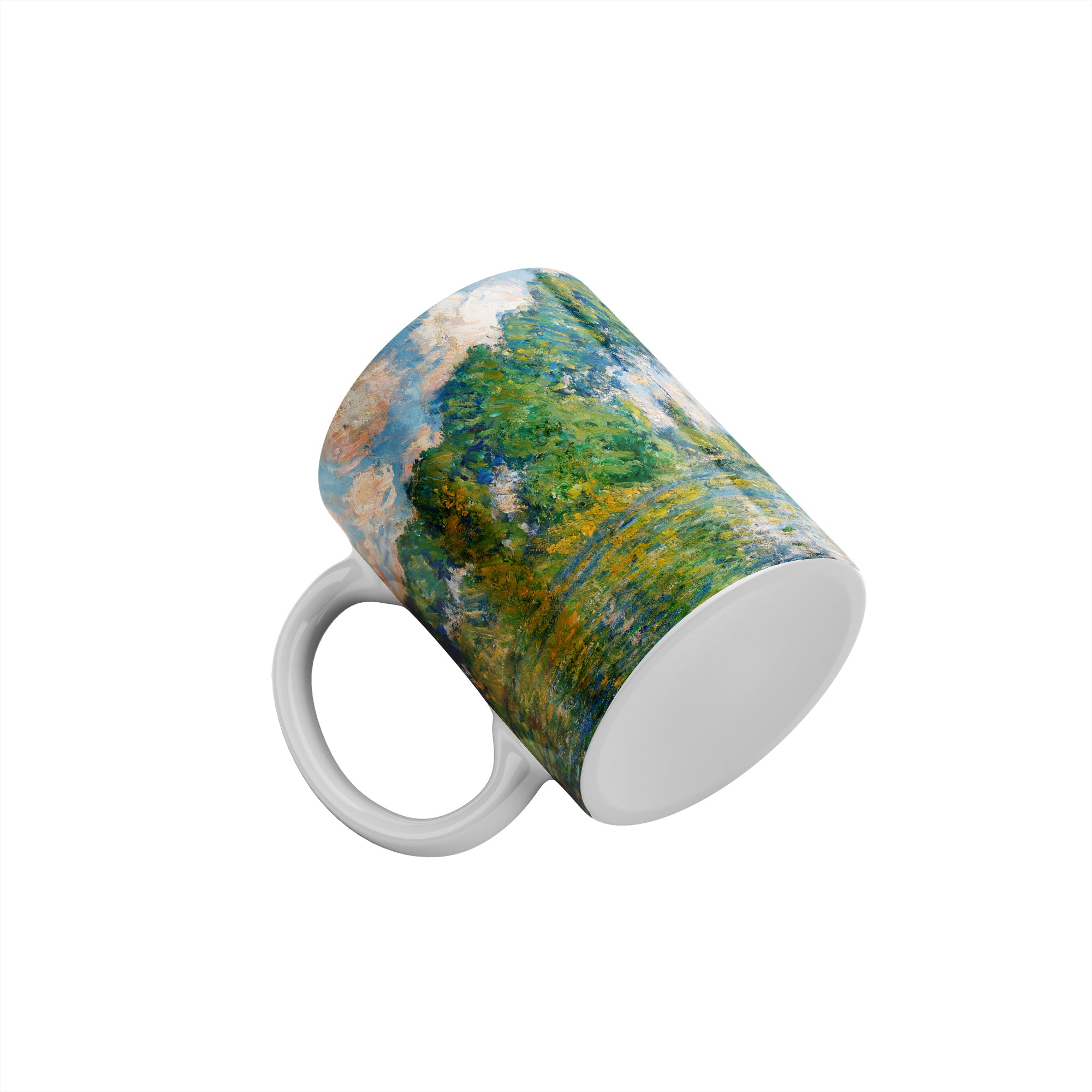 Taza Álamos en el Epte - Claude Monet