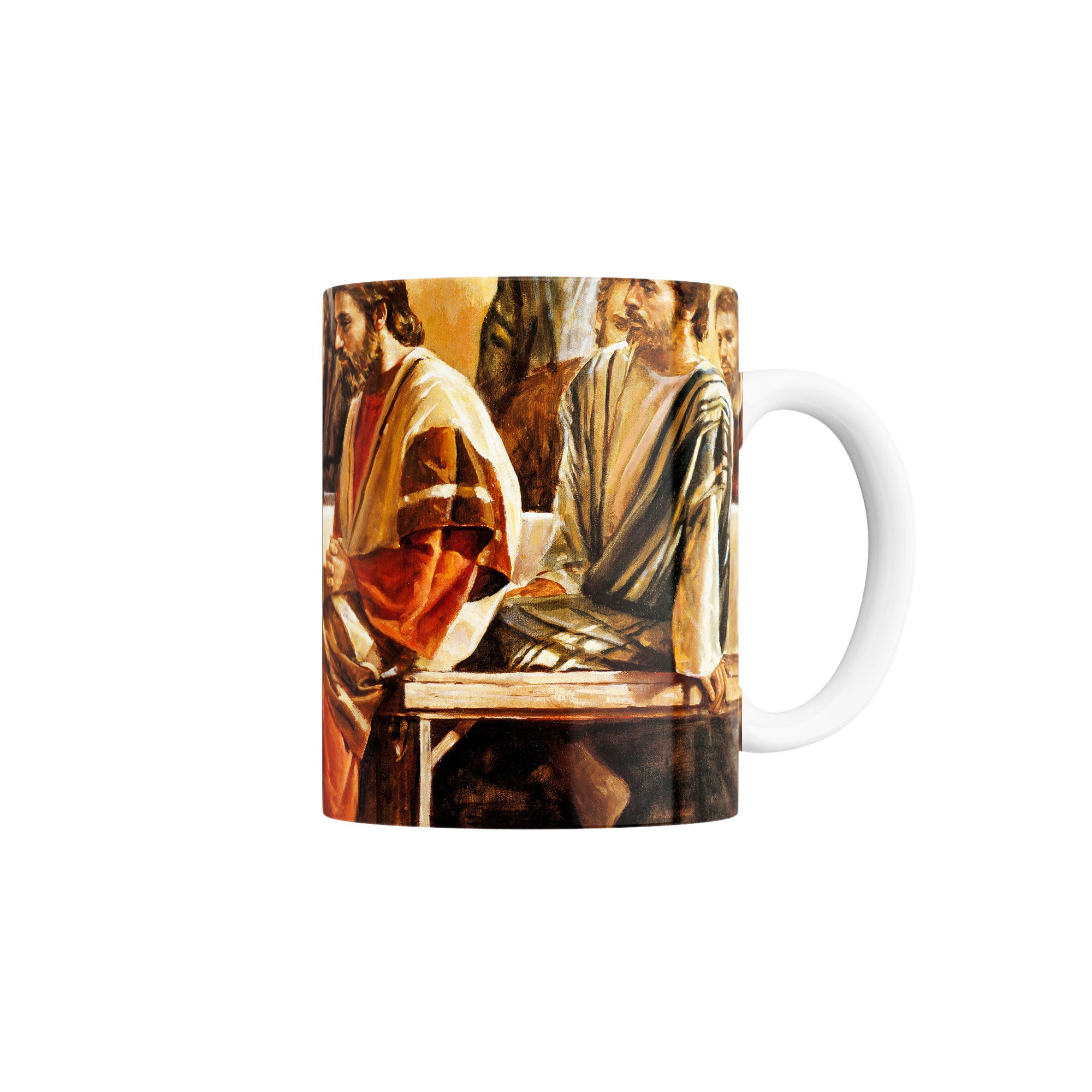 Taza Jesús lavando los pies de sus apóstoles