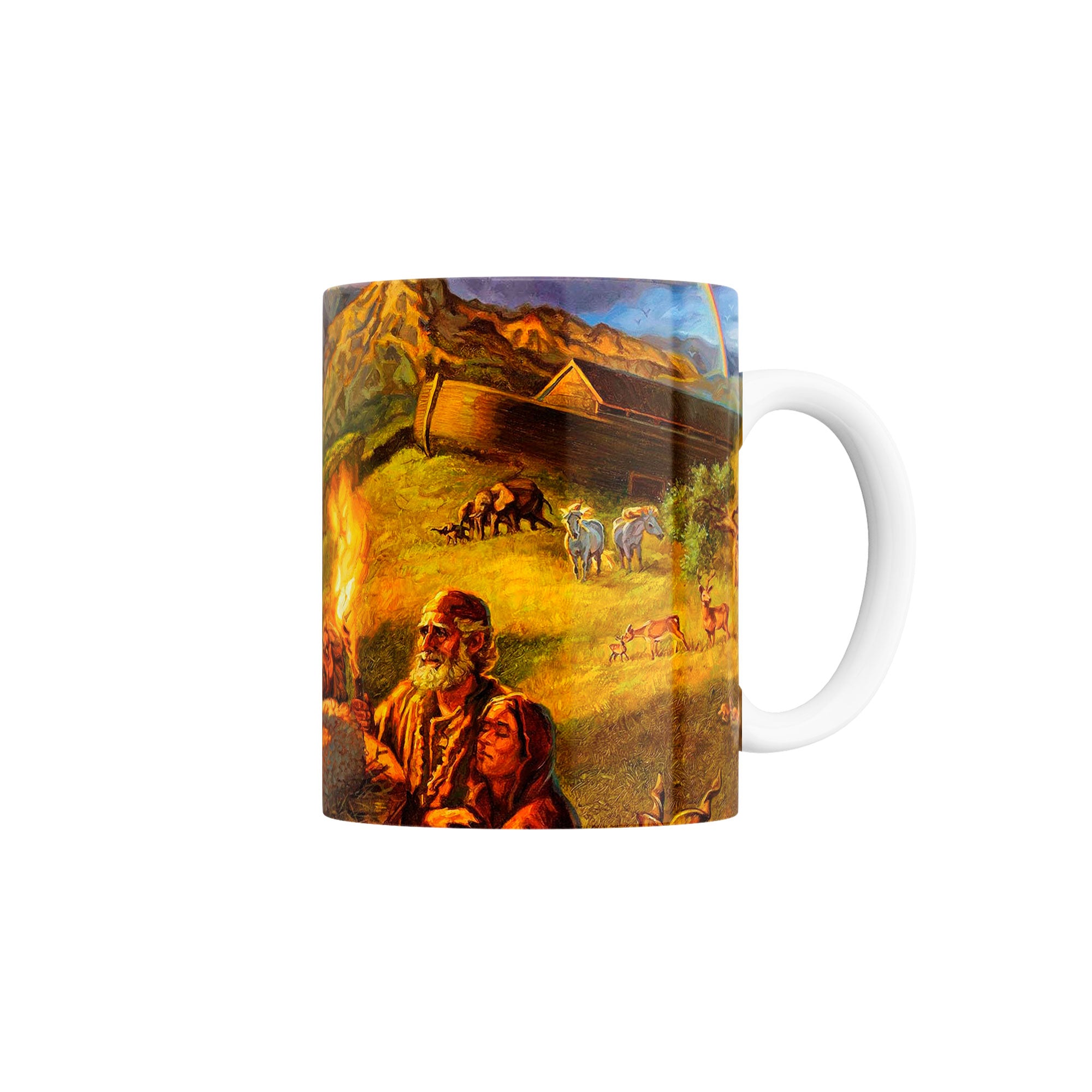 Taza El sacrificio de Noé en el Monte Ararat