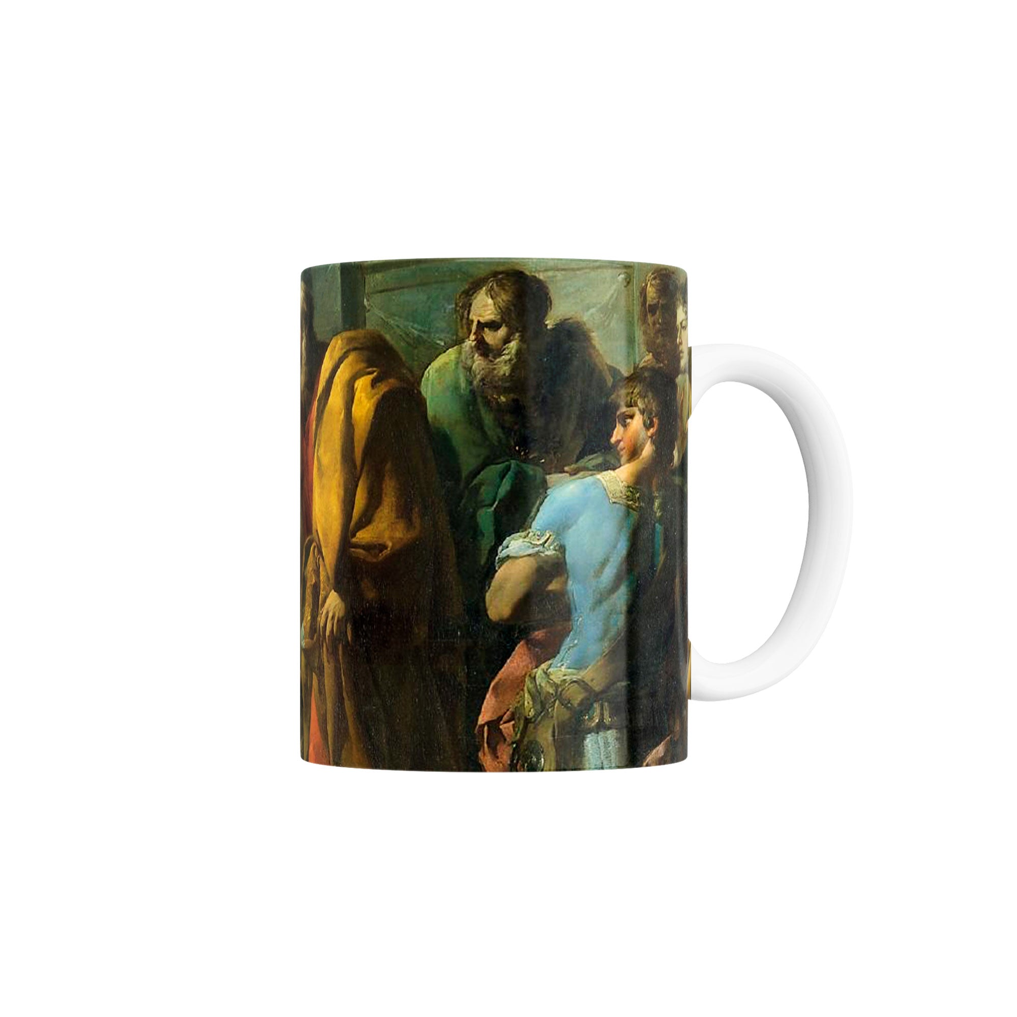 Taza Unción de David por Samuel - González Velázquez