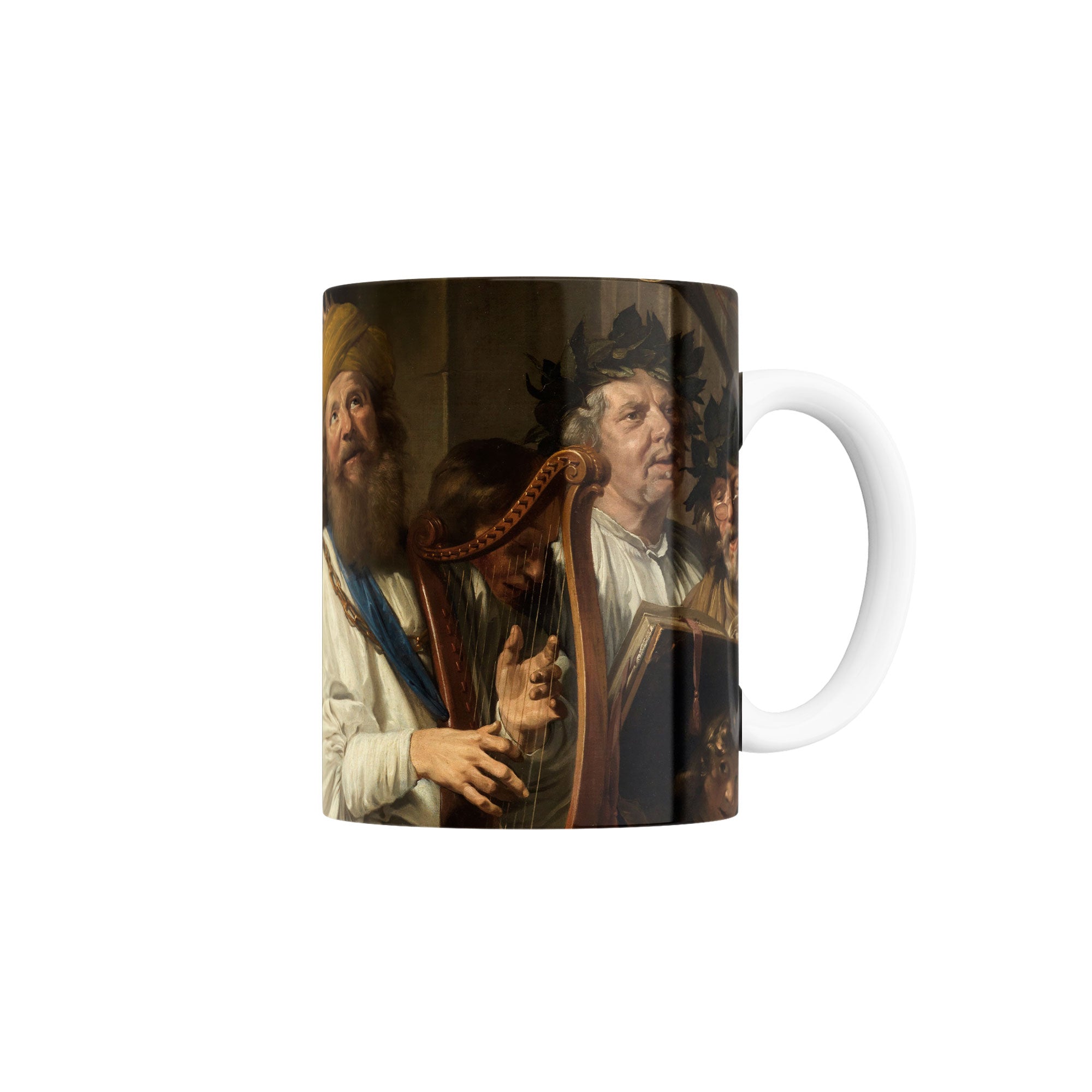 Taza David tocando el arpa - Jan de Bray