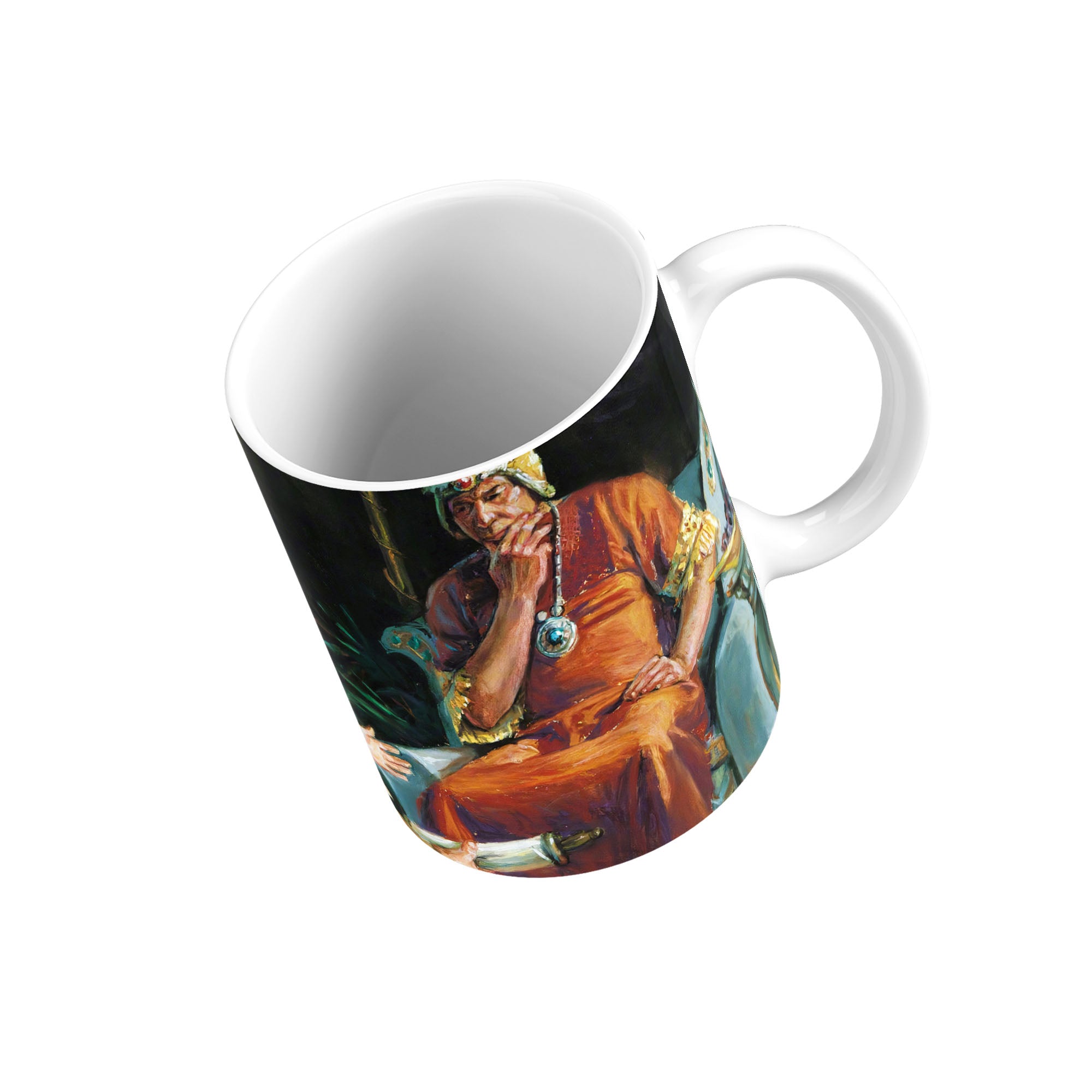 Taza Rey Amón gobernando con maldad