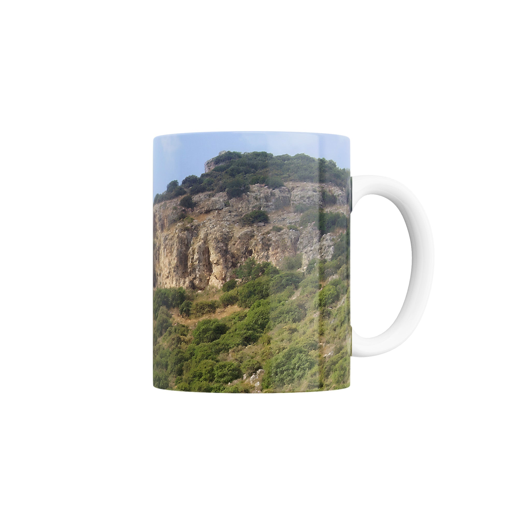 Taza Vista del Monte Carmelo con arboles