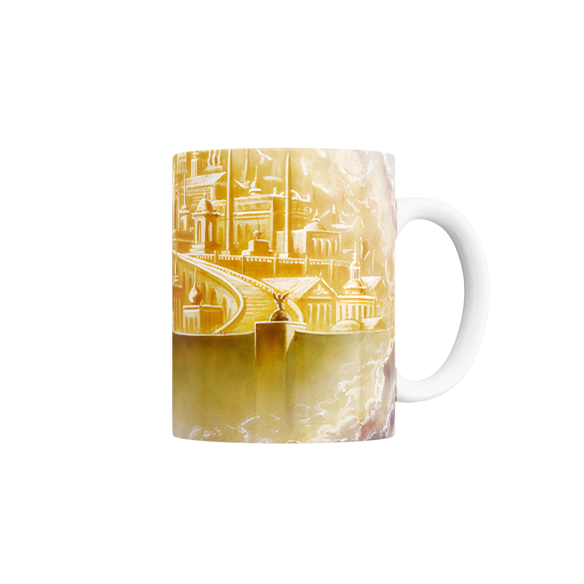 Taza La Nueva Jerusalén con calles de oro