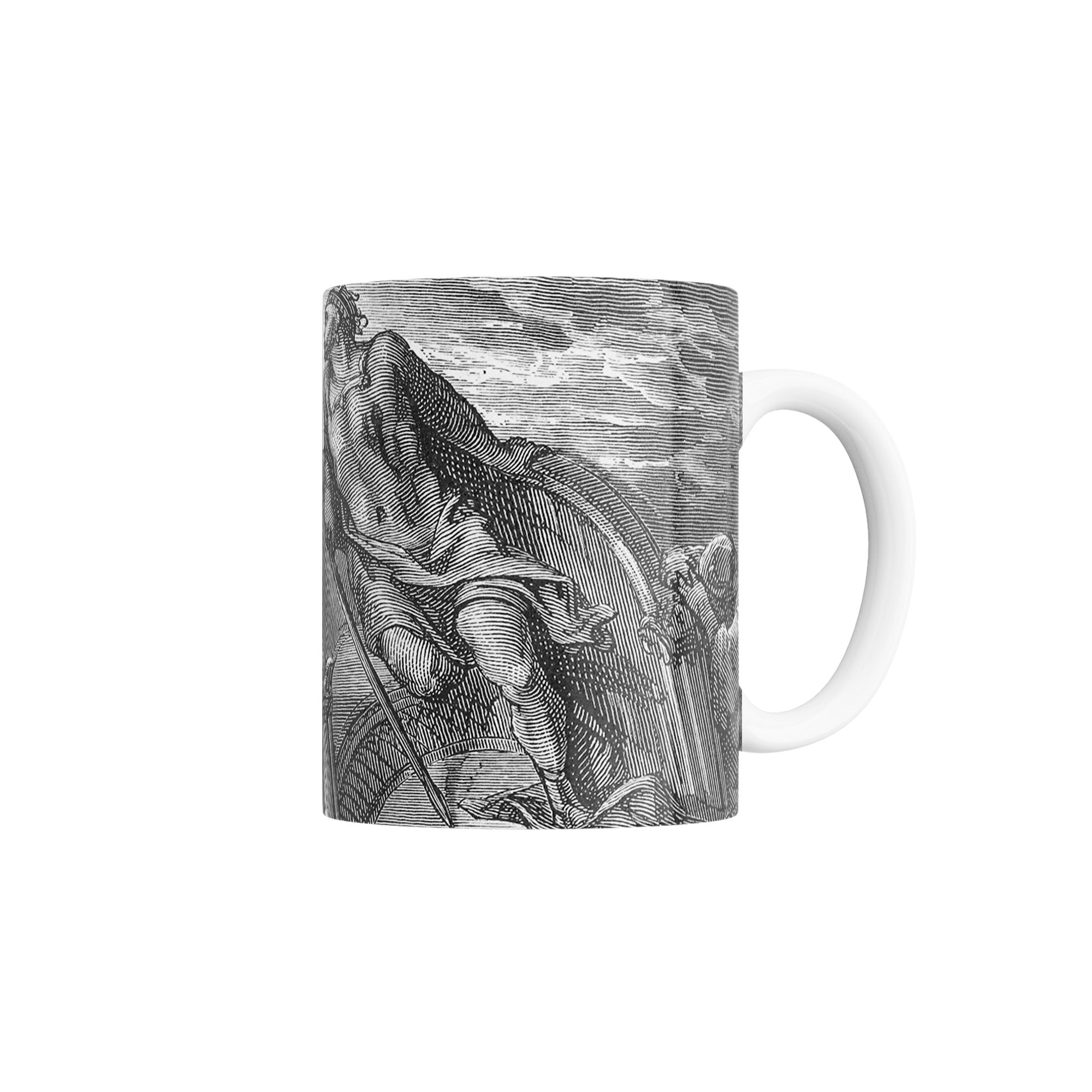 Taza La muerte del rey Acab - Gustave Doré