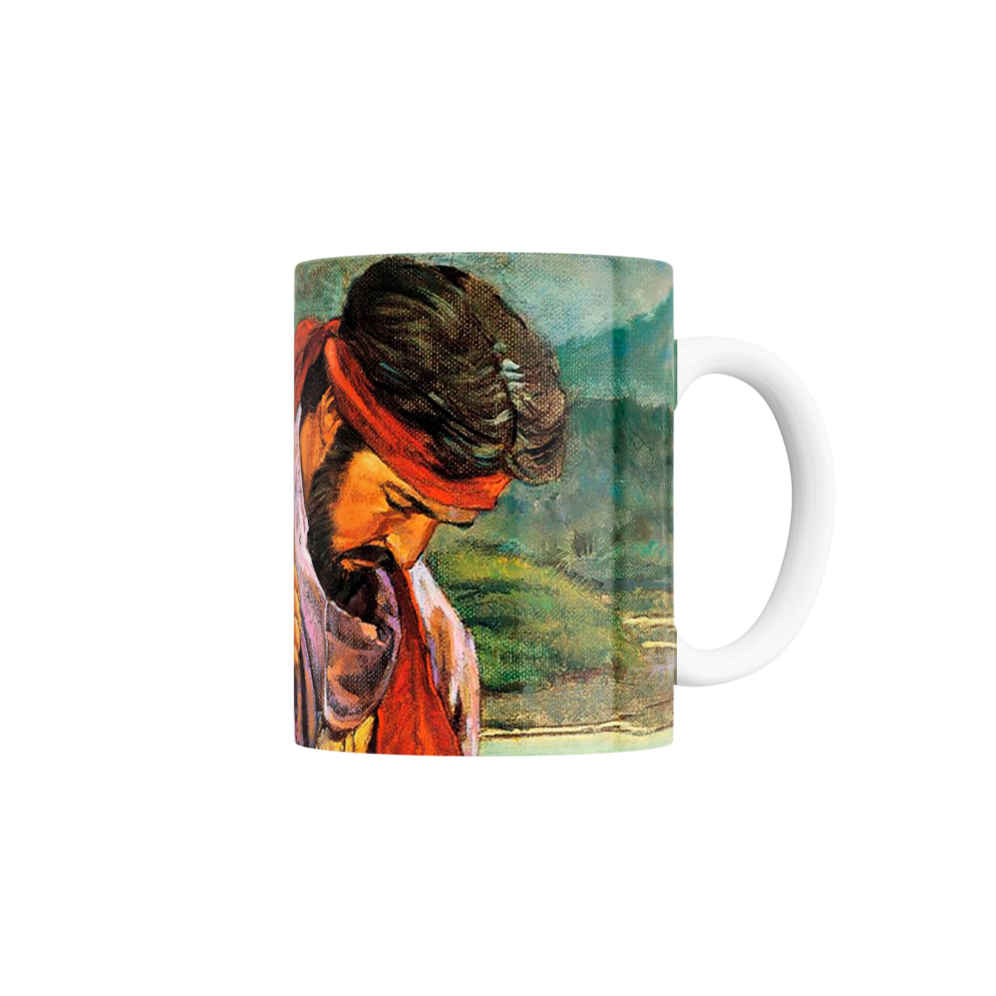 Taza Enós escuchando la voz de Dios