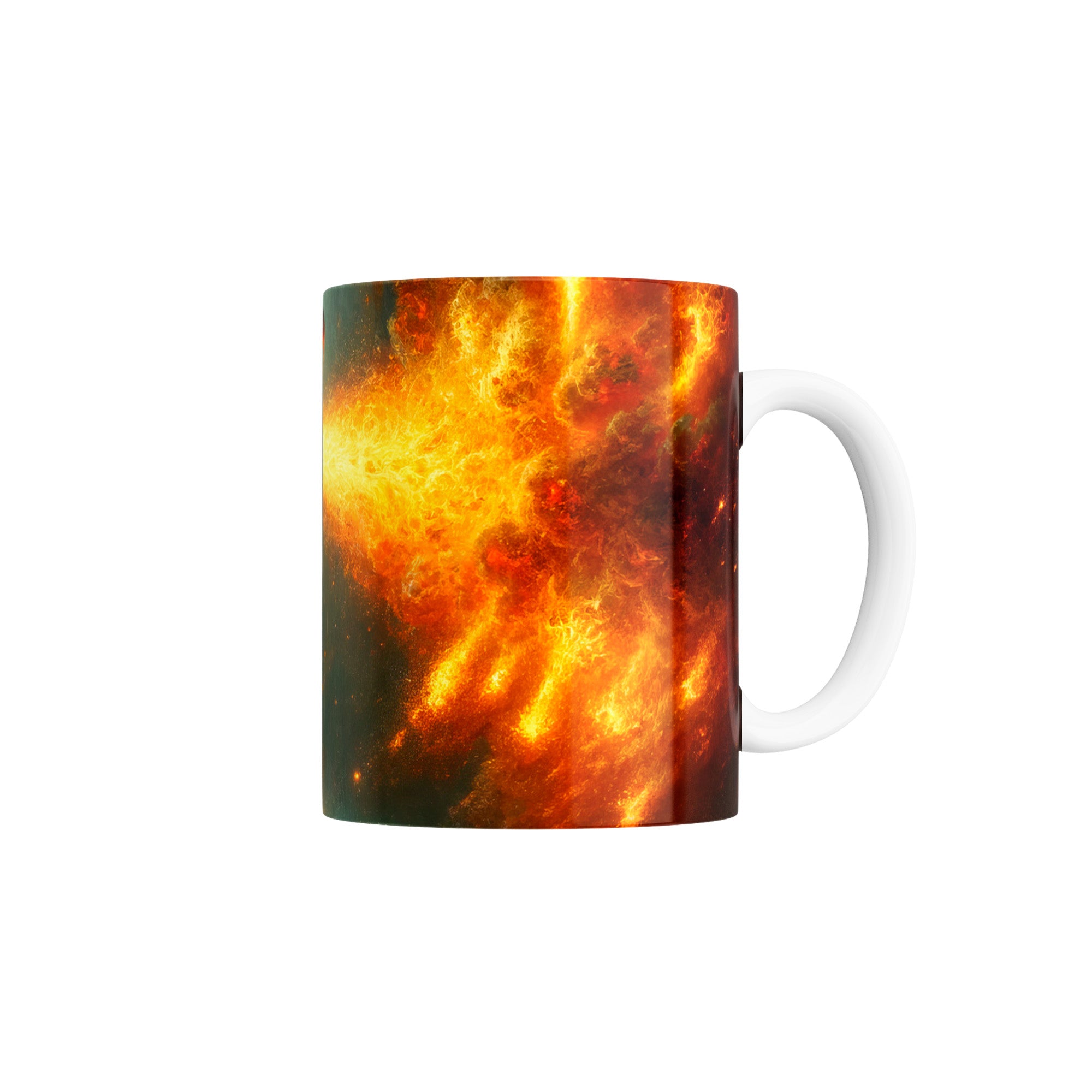 Taza El Leviatán Una Criatura de Fuego