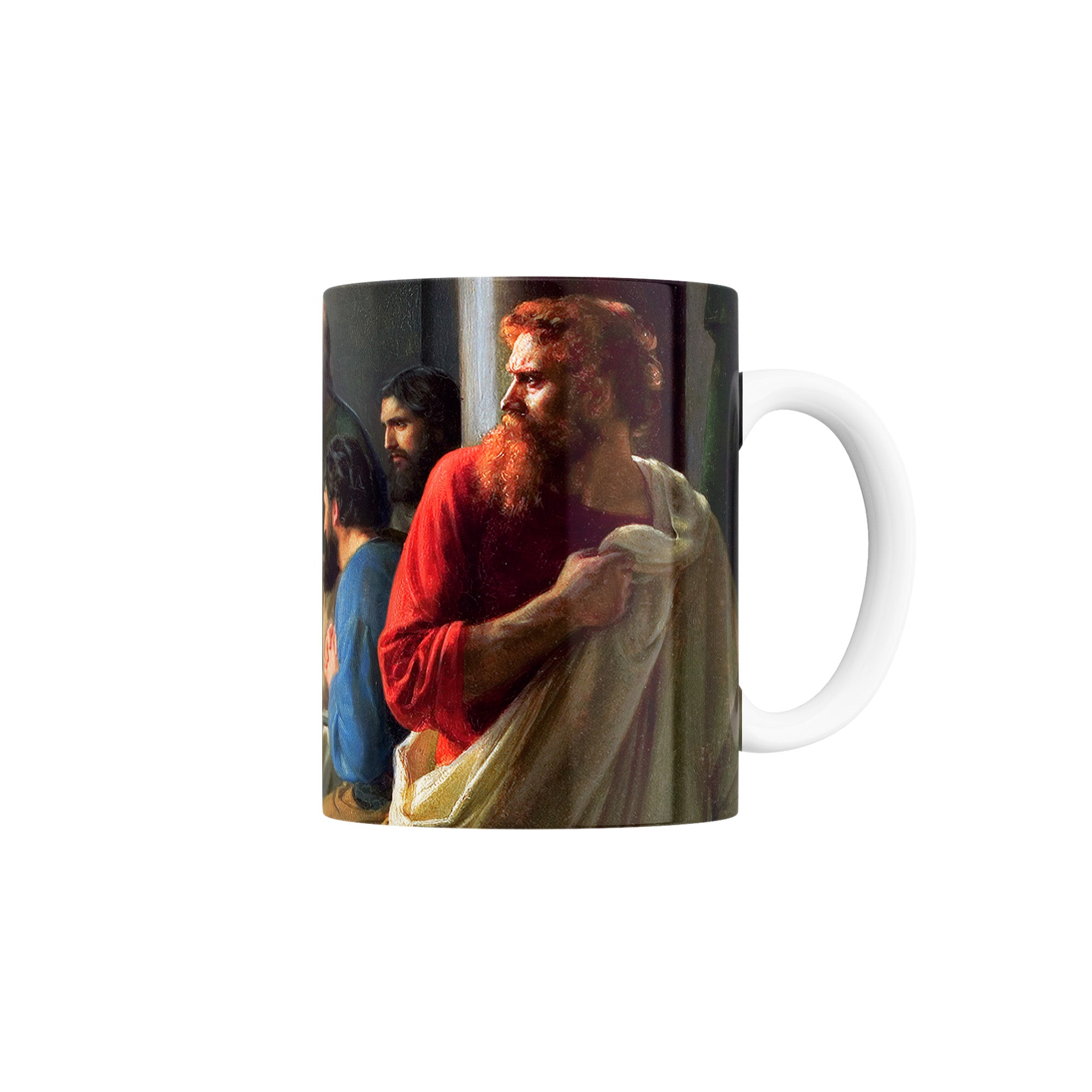 Taza Judas Iscariote antes de la traición a Jesús