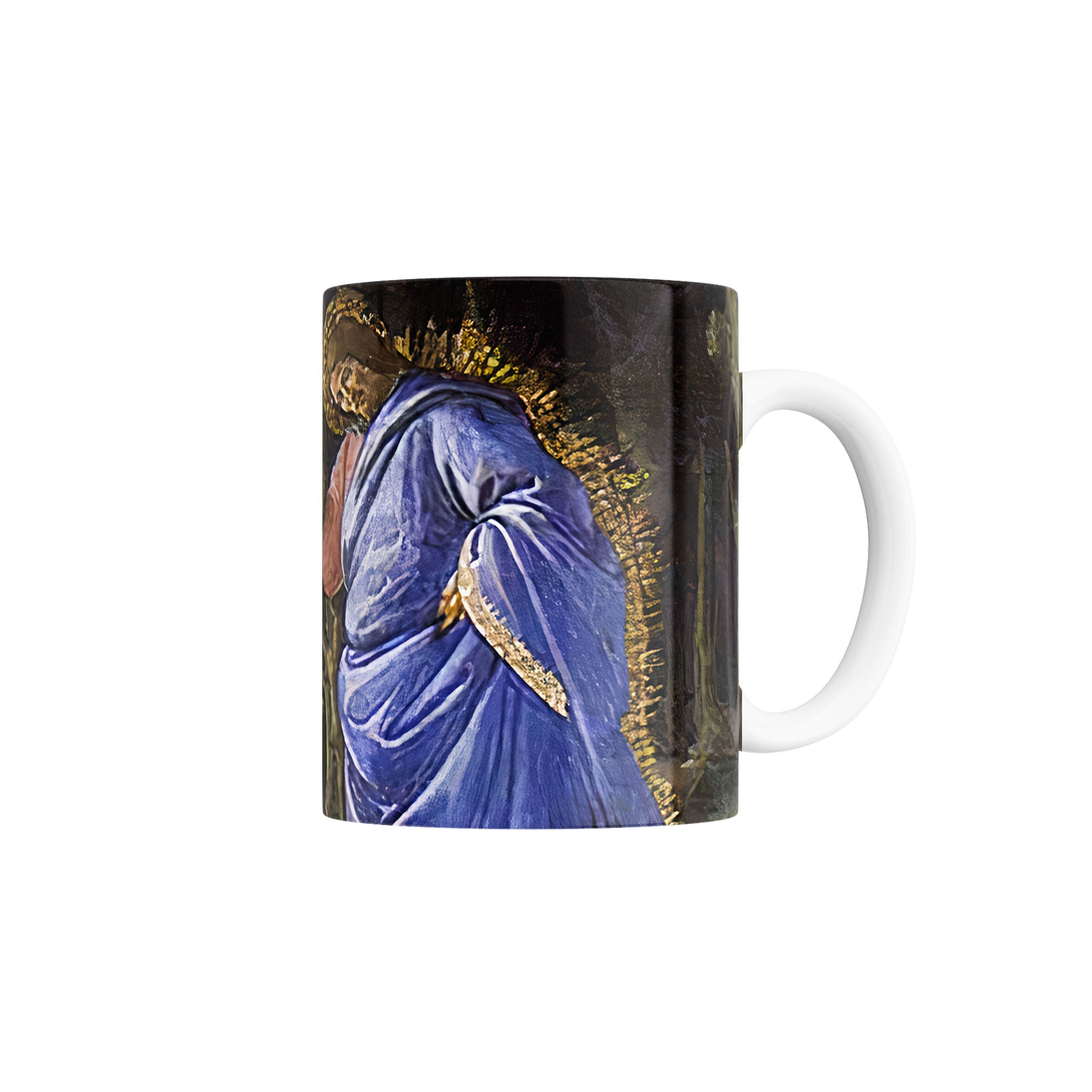 Taza Tentación a Jesús de convertir piedras en pan - Sandro Botticelli