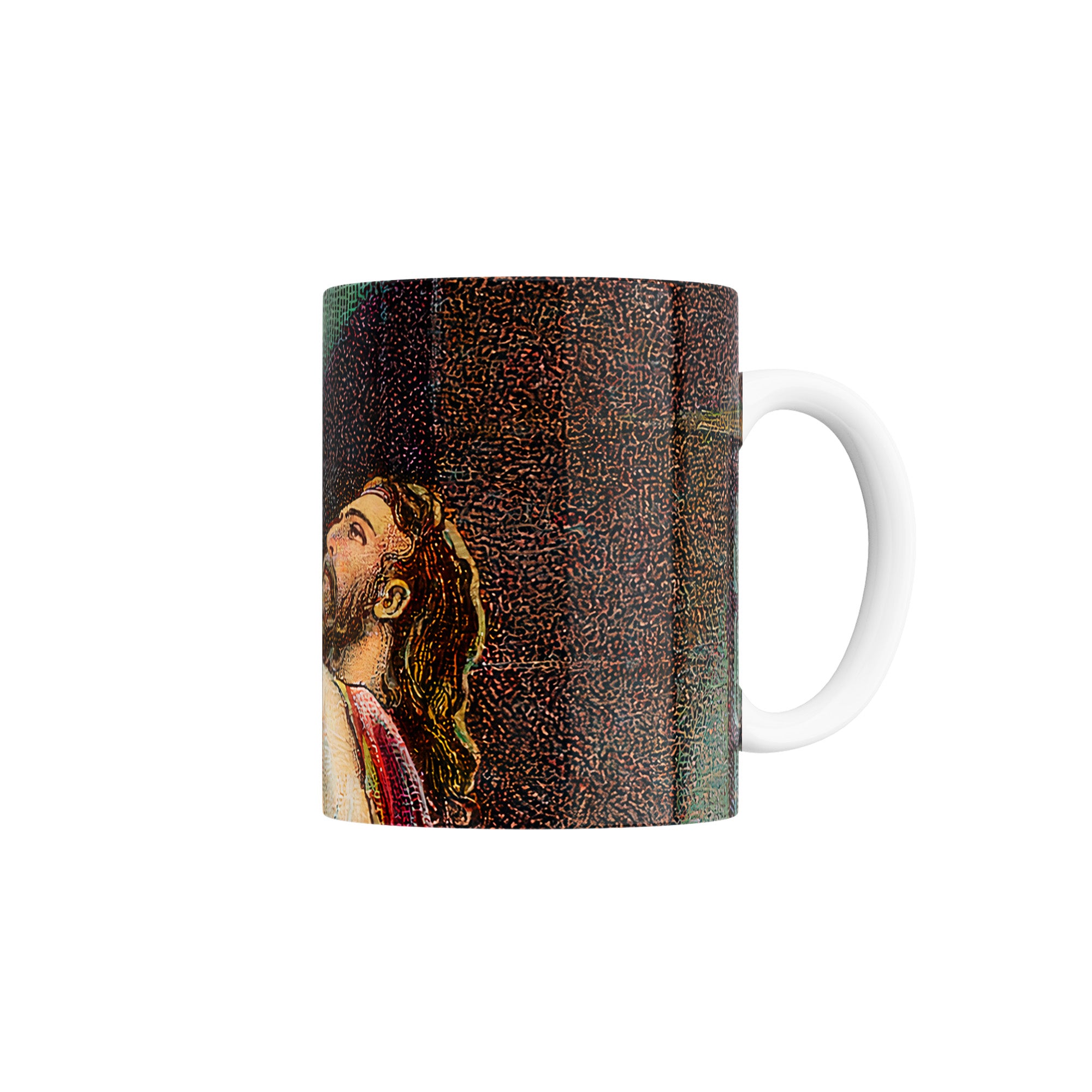 Taza Rey Manasés arrepintiéndose