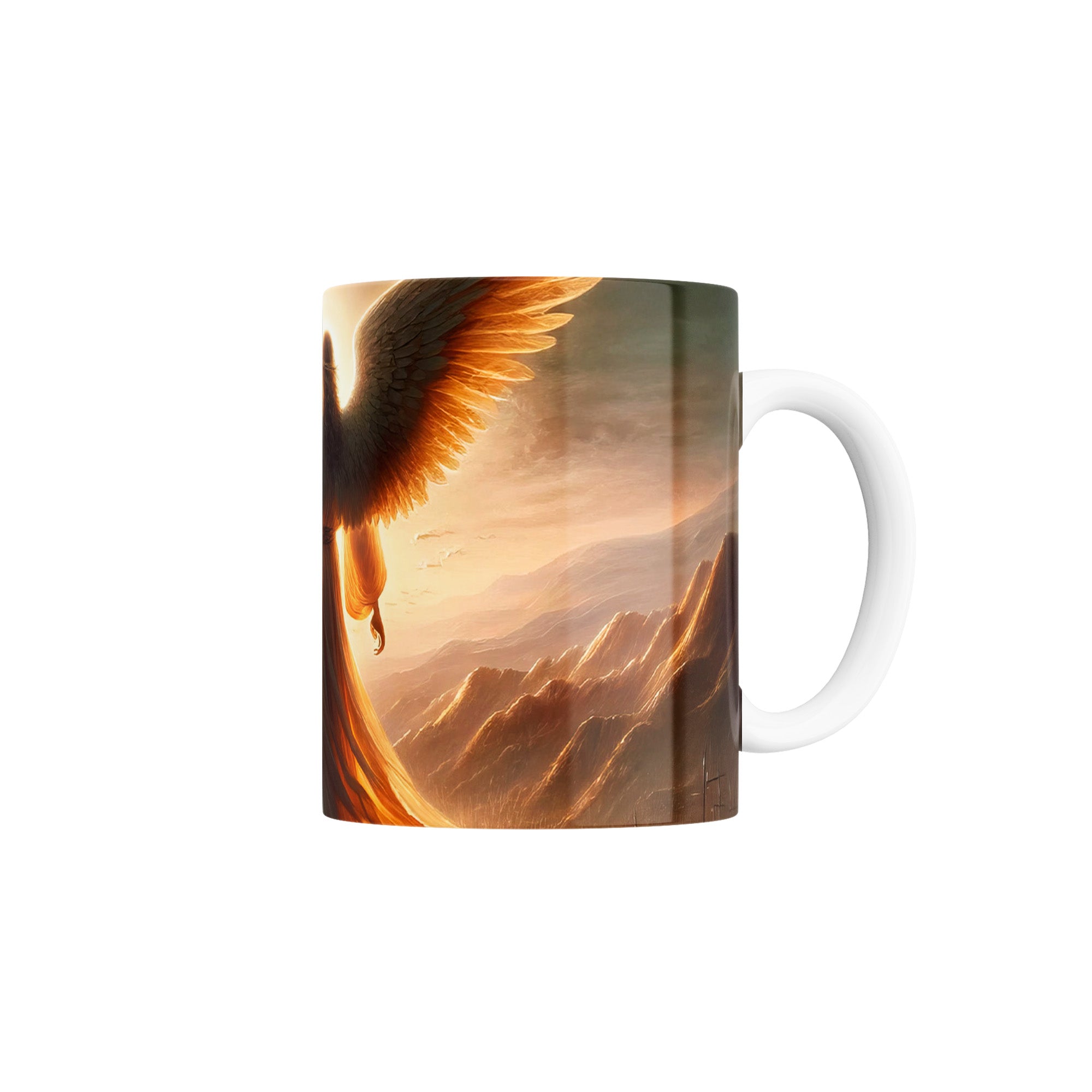 Taza Ángeles Ejecutando Juicios Divinos