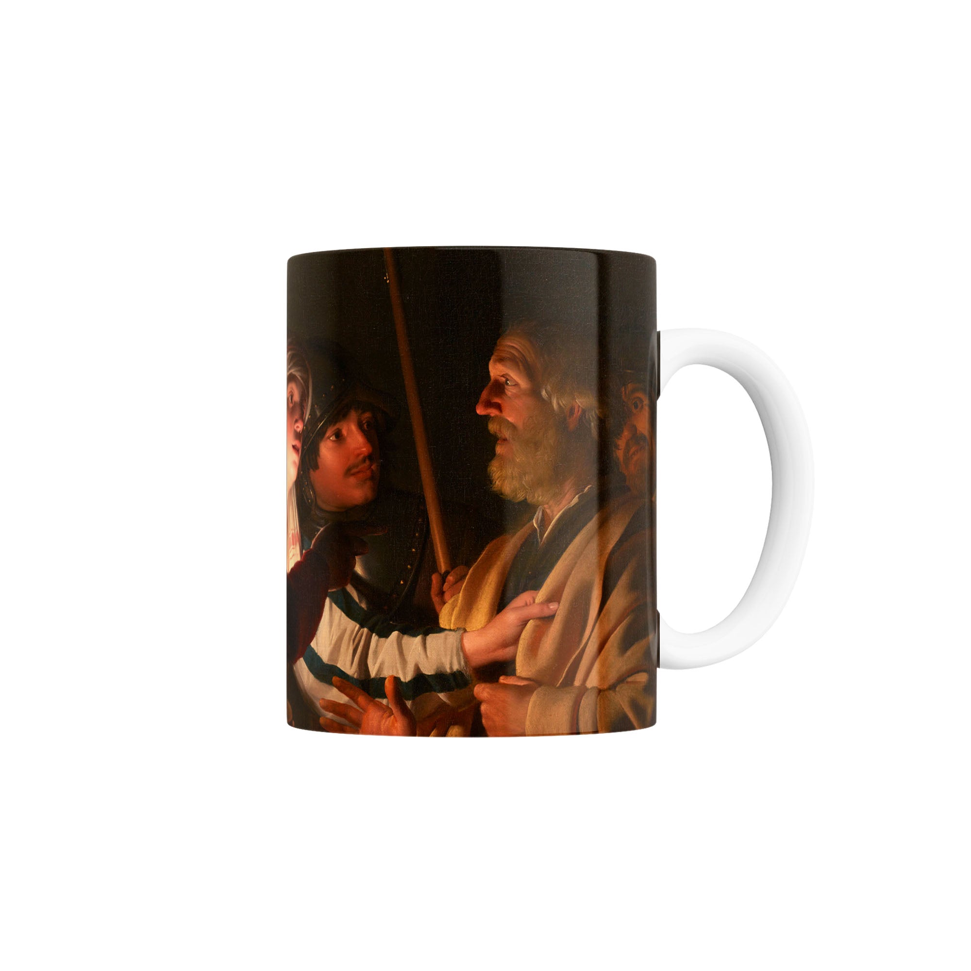 Taza Segunda negación de Pedro a Jesús - Gerrit van Honthorst