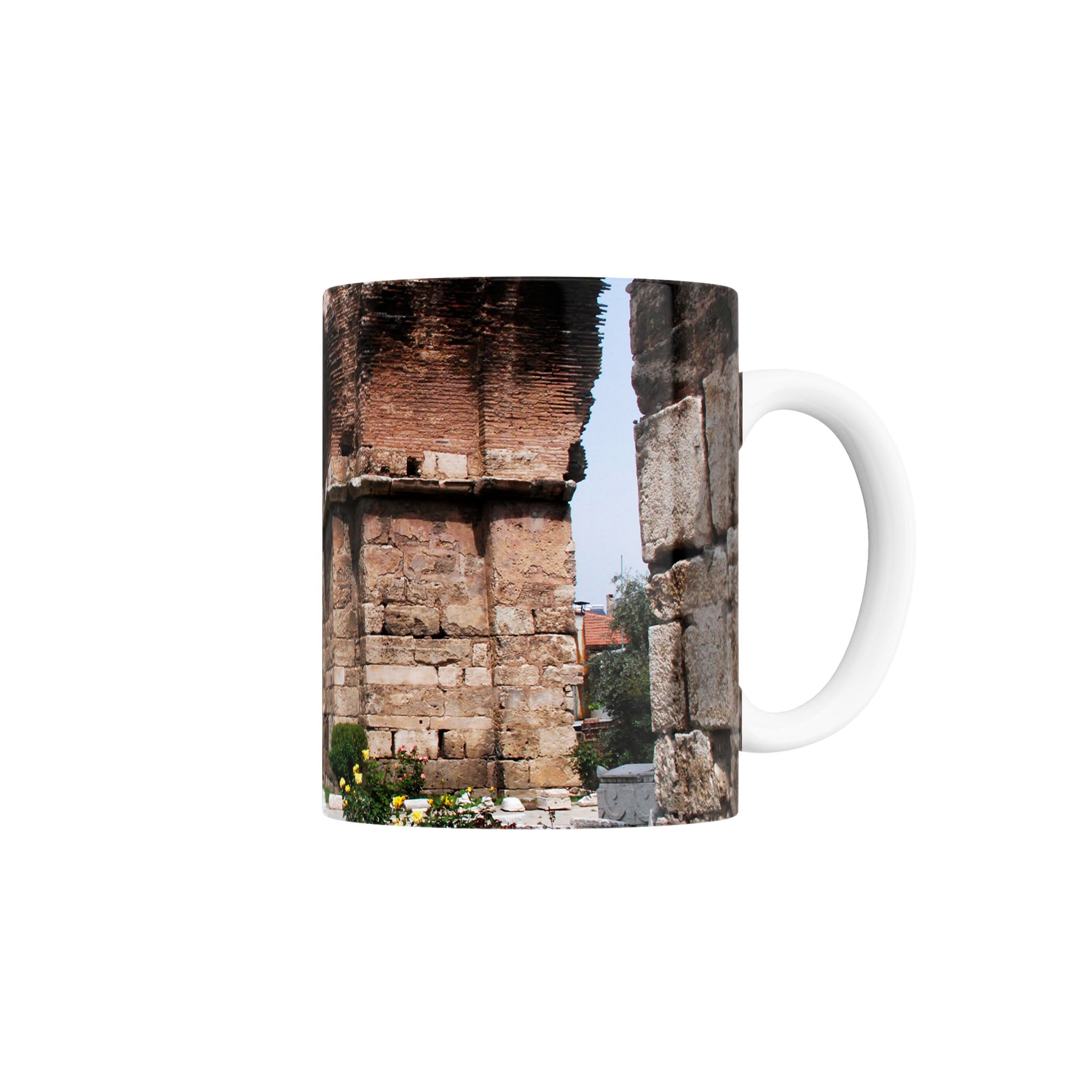 Taza Ruinas de la Iglesia de Filadelfia en la provincia de Manisa Turquía