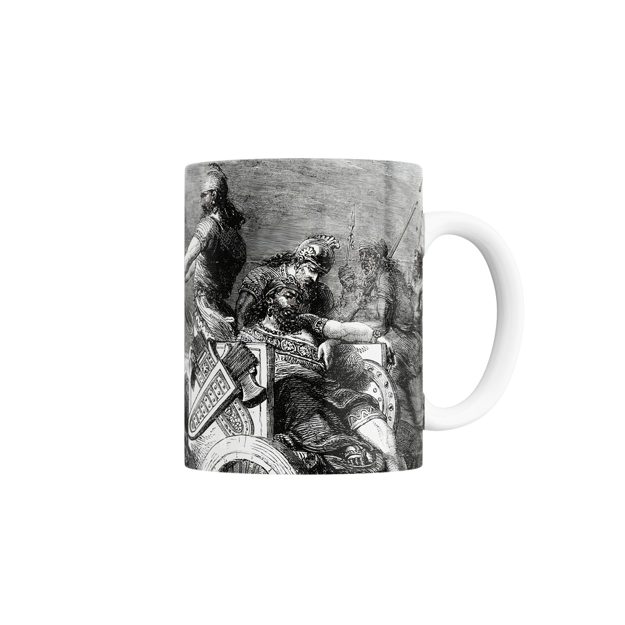 Taza Vista de la batalla de Meguido