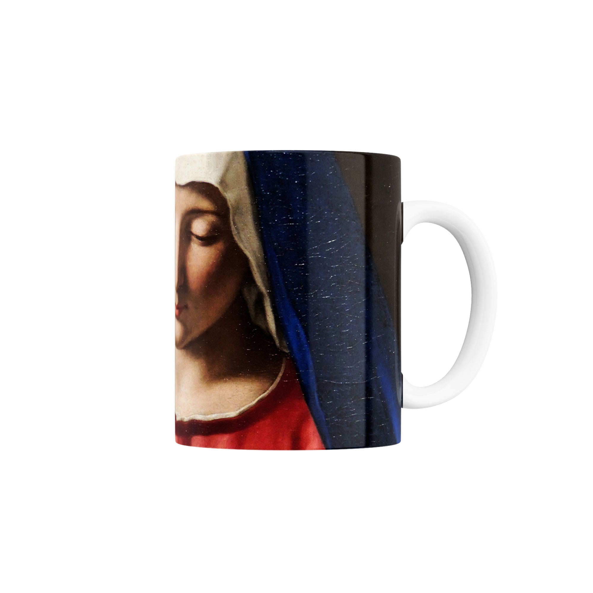 Taza María, madre de Jesús - Giovanni Battista Salvi da Sassoferrato