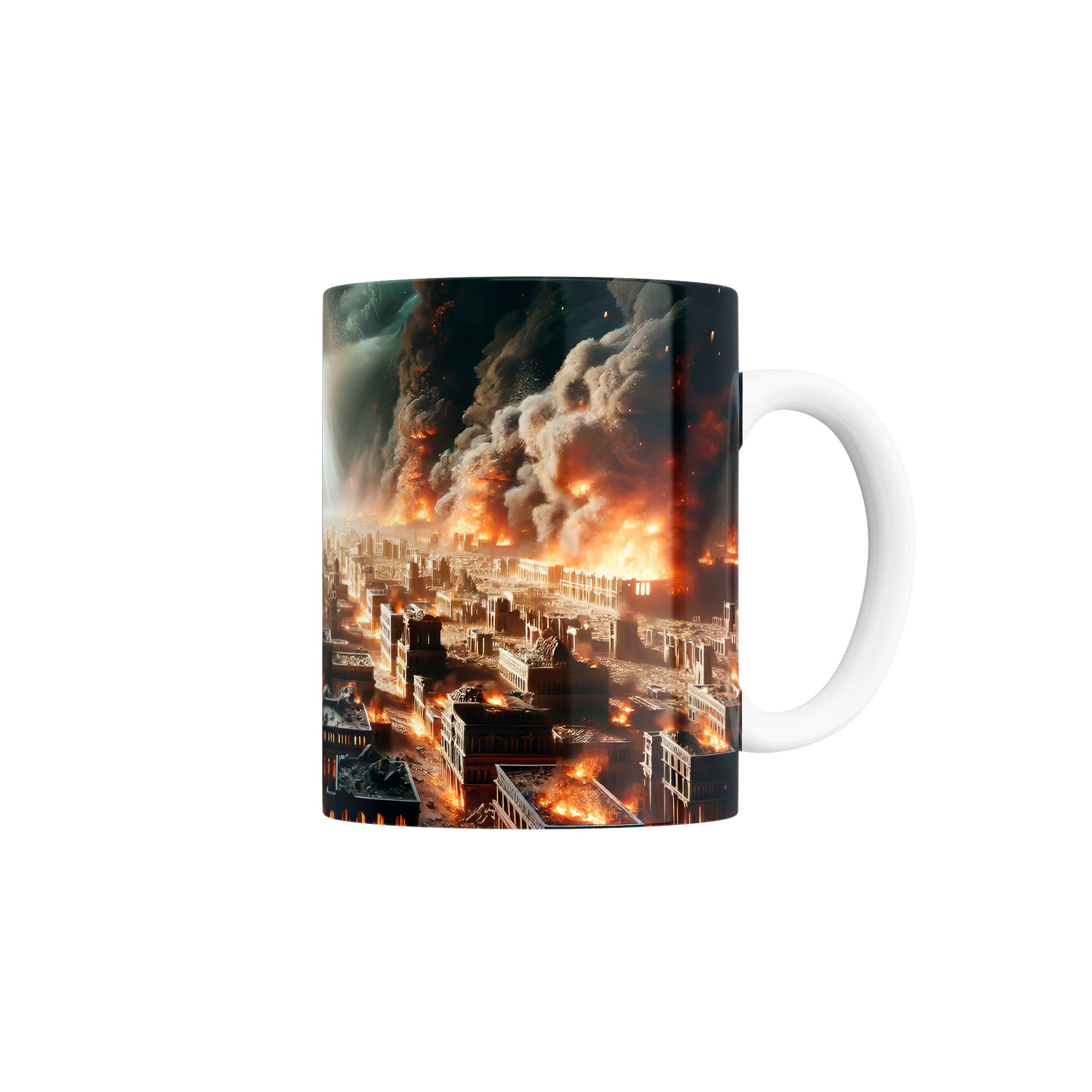 Taza Ciudad que destruyó Dios y sus ángeles debido a su maldad