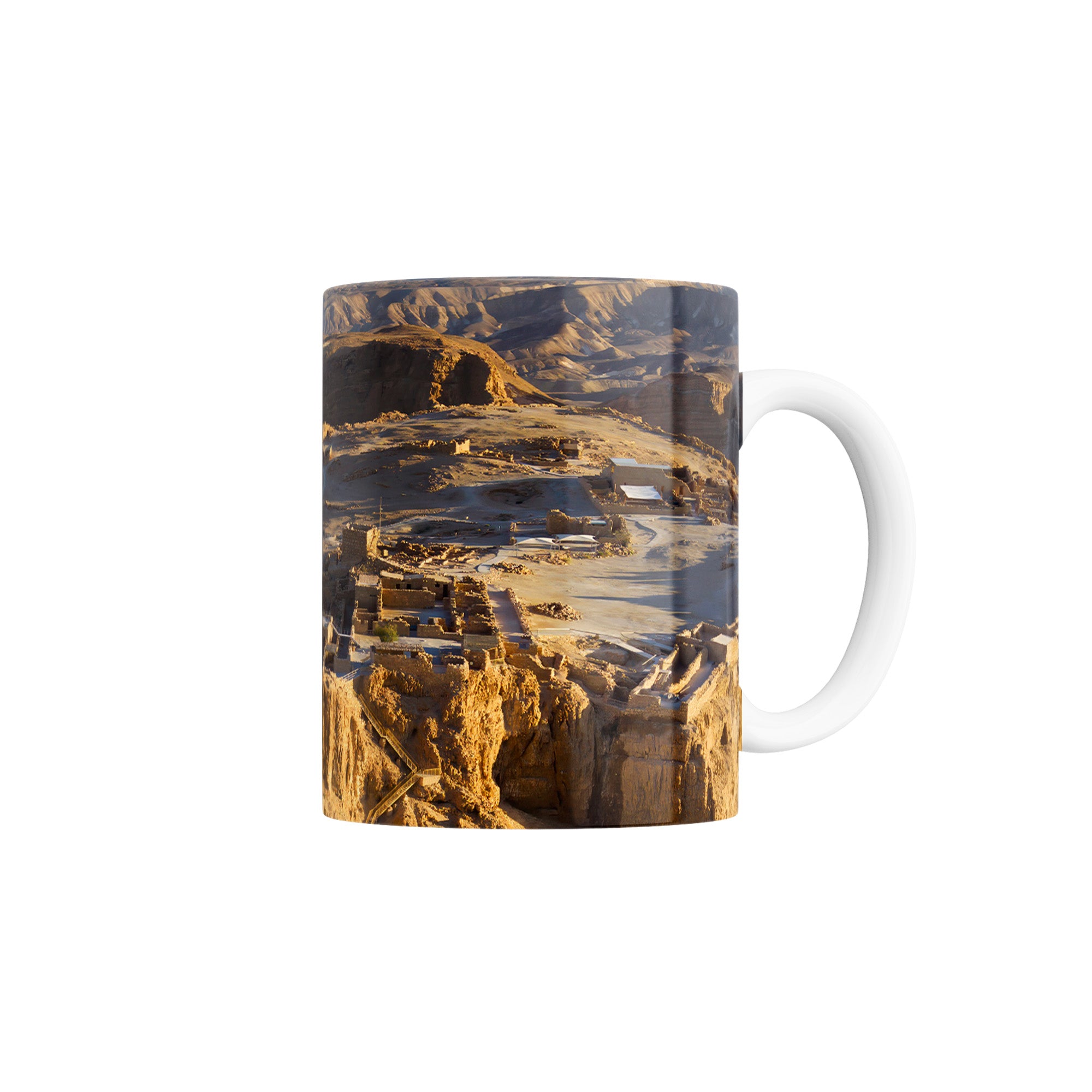 Taza Significado de "Cananeo" mostrando vista del desierto