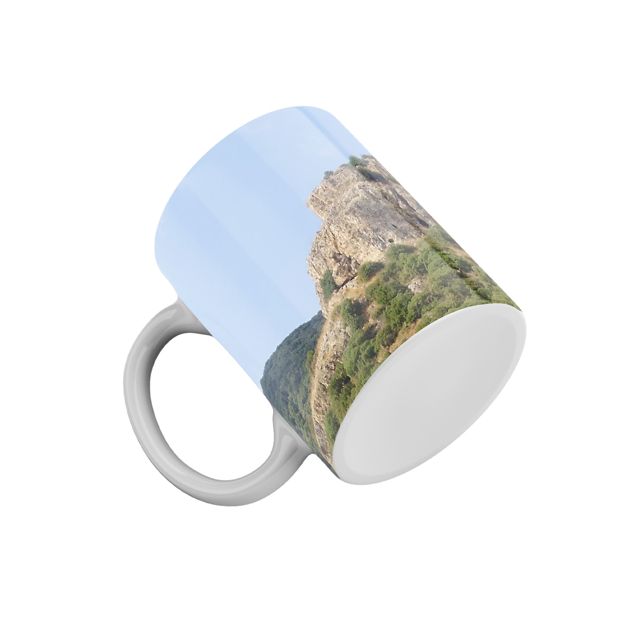 Taza Vista del Monte Carmelo con arboles