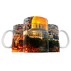 Taza Vista de templo en Jerusalén