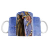 Taza Tentación a Jesús de saltar desde lo alto del templo - Sandro Botticelli